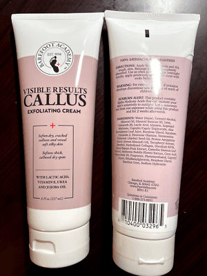 Barefoot Academy Visible Results Callus Exfoliating Cream for Dry Feet & Calluses 8 Fl Oz - Thumbnail 4