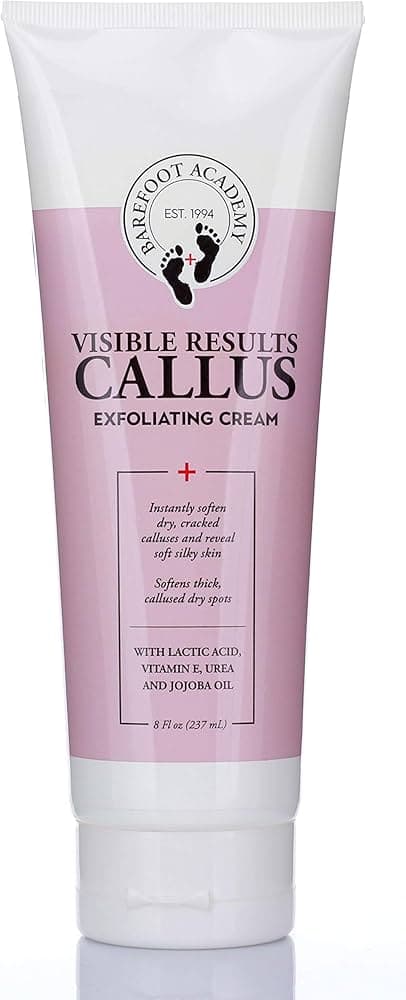 Barefoot Academy Visible Results Callus Exfoliating Cream for Dry Feet & Calluses 8 Fl Oz - Thumbnail 3