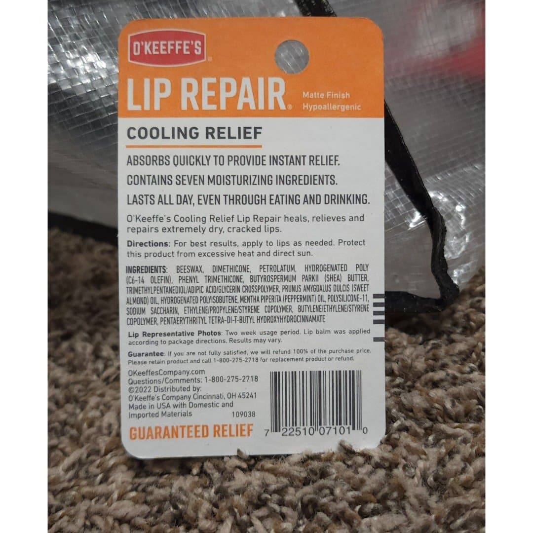 O'KEEFES LIP REPAIR COOLING LIP BALM ALL DAY MOISTURE - Thumbnail 8