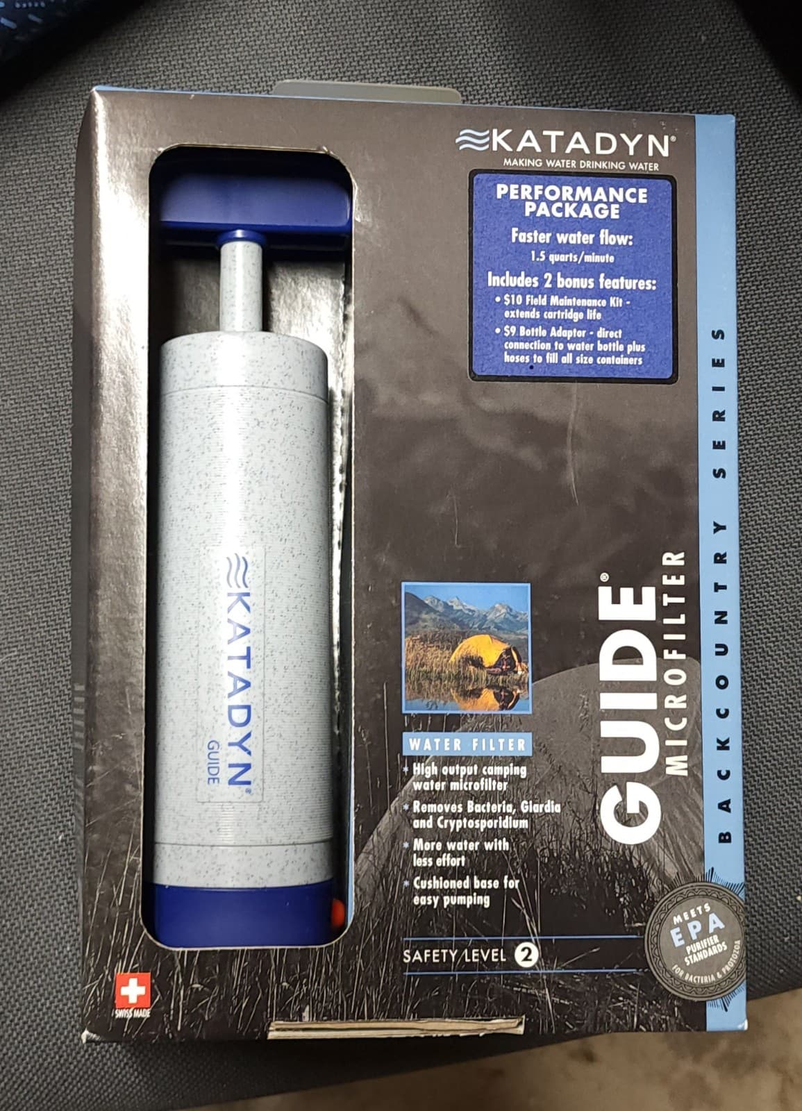 KATADYN SAFETY LEVEL 2 BACK COUNTRY MICROFILTER WATER FILTER - Thumbnail 4