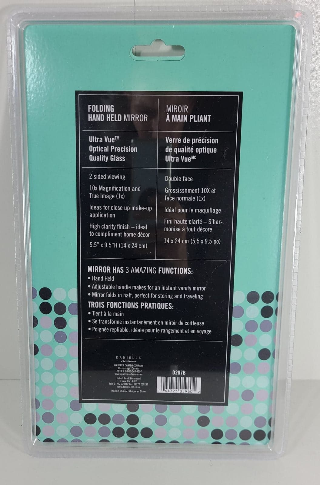 Danielle Creations Folding Hand Held Mirror - Thumbnail 3