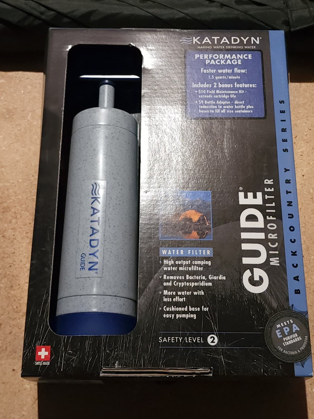 KATADYN SAFETY LEVEL 2 BACK COUNTRY MICROFILTER WATER FILTER - Thumbnail 2