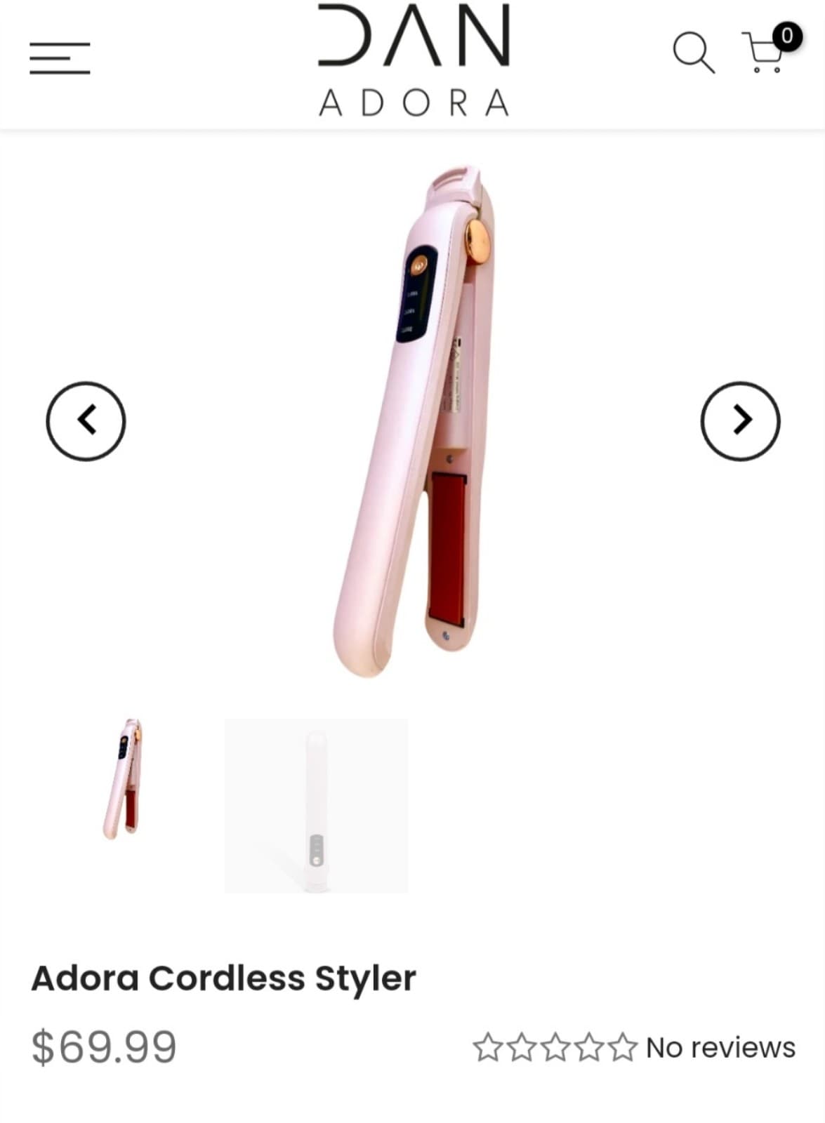 Dan Adora Wireless Hair Straightener/Cordless Styler - Thumbnail 6