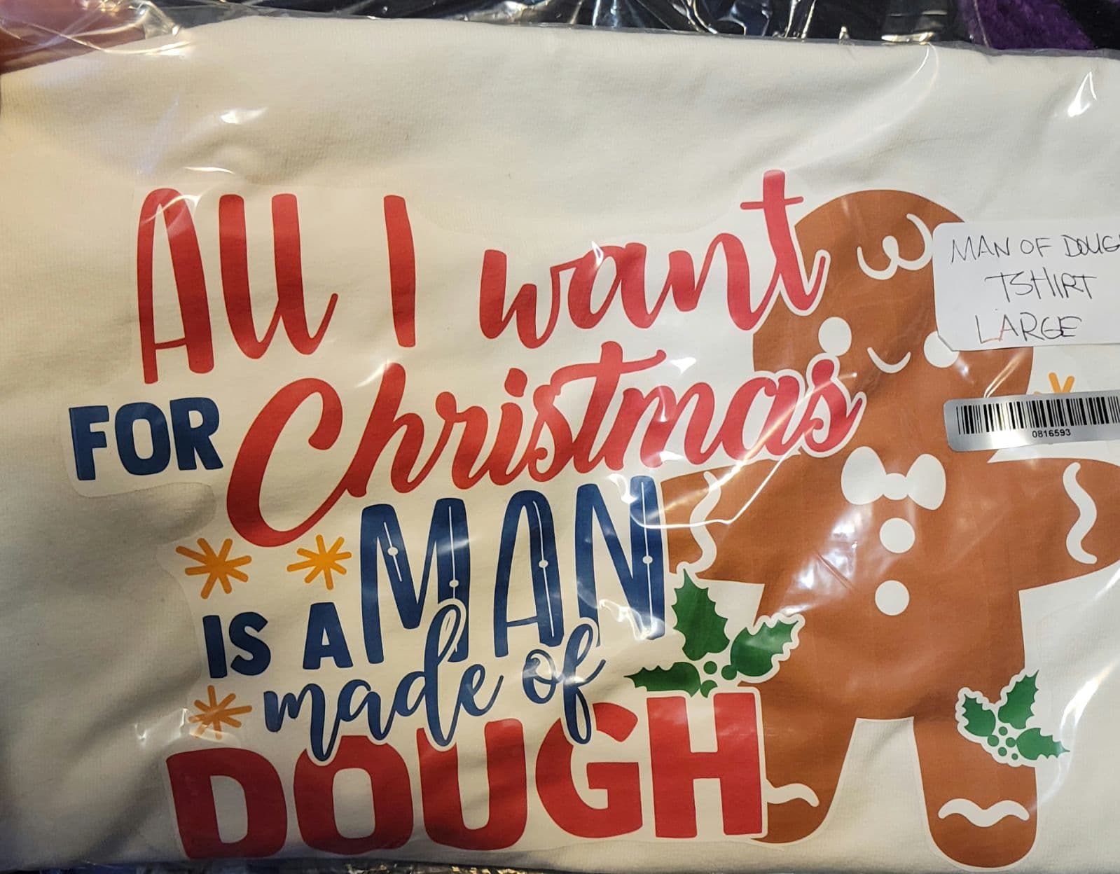 "Man made of Dough" Tshirt - Thumbnail 5