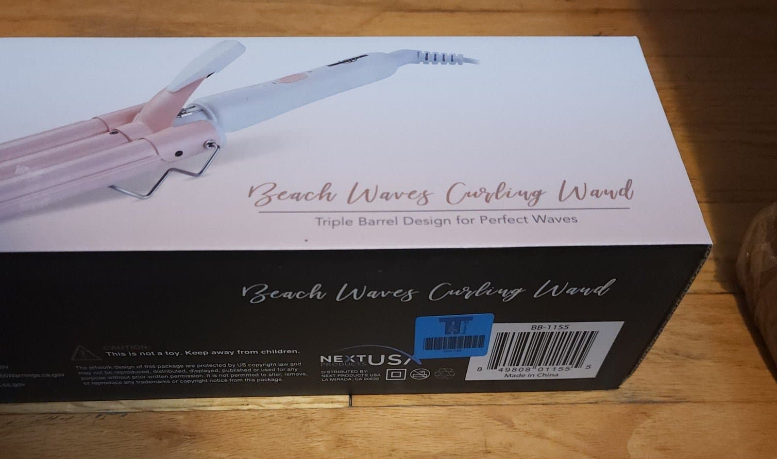 BRAND NEW BLING BEAUTY TRIPLE BARREL CURLING IRON - Thumbnail 3