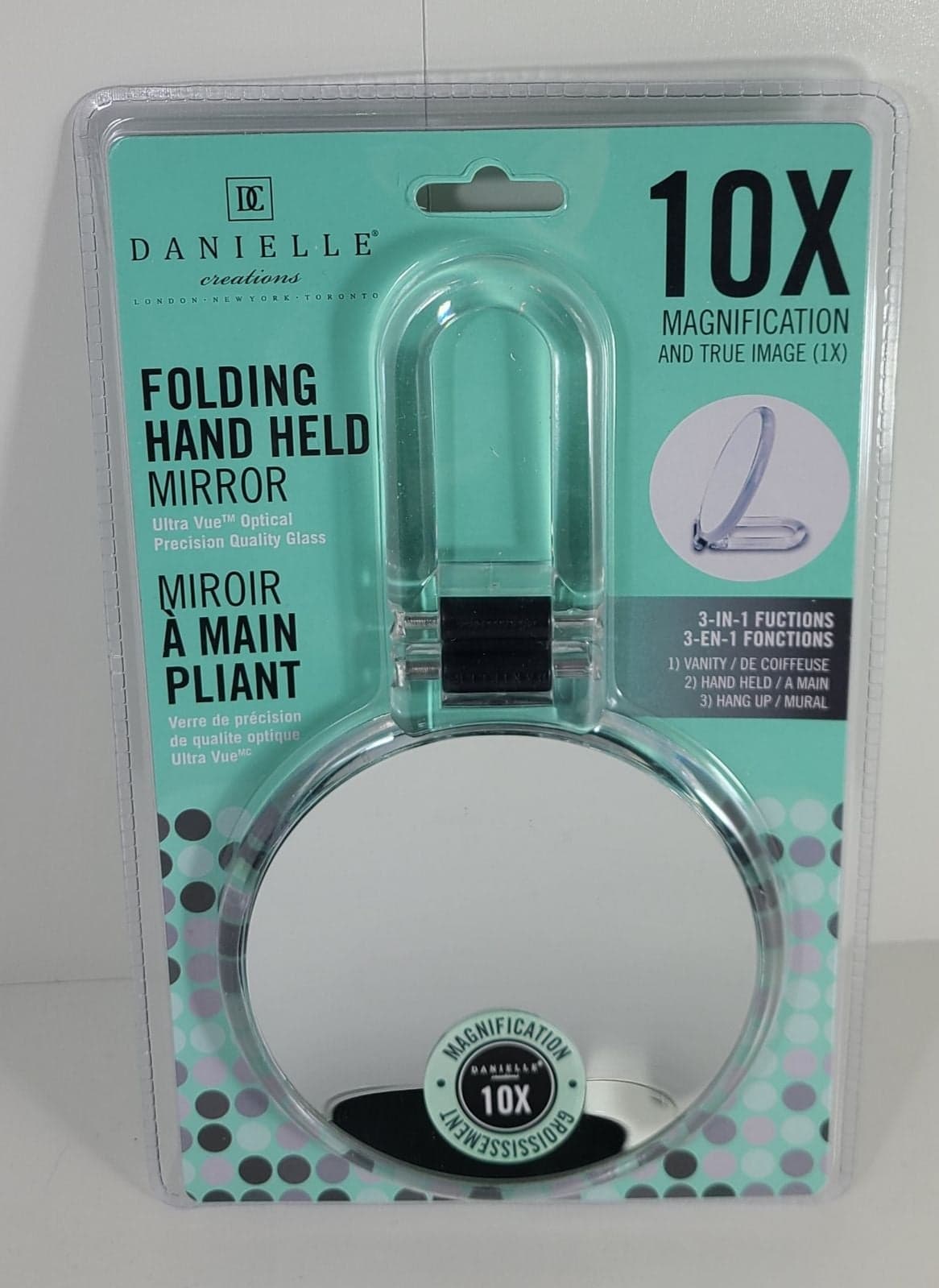 Danielle Creations Folding Hand Held Mirror - Thumbnail 2