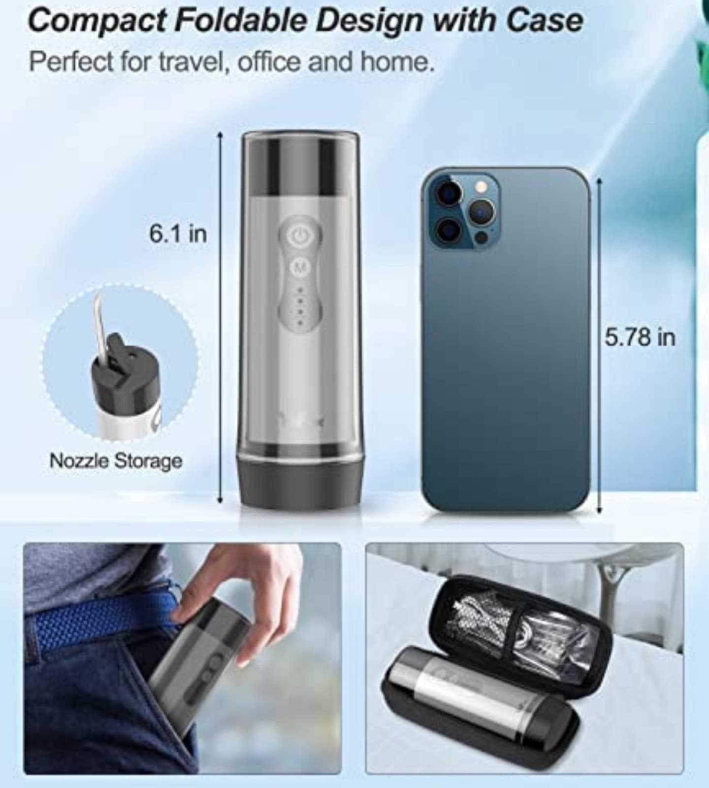 BRAND NEW PORTABLE ORAL IRRIGATOR BY YAFEX - Thumbnail 4