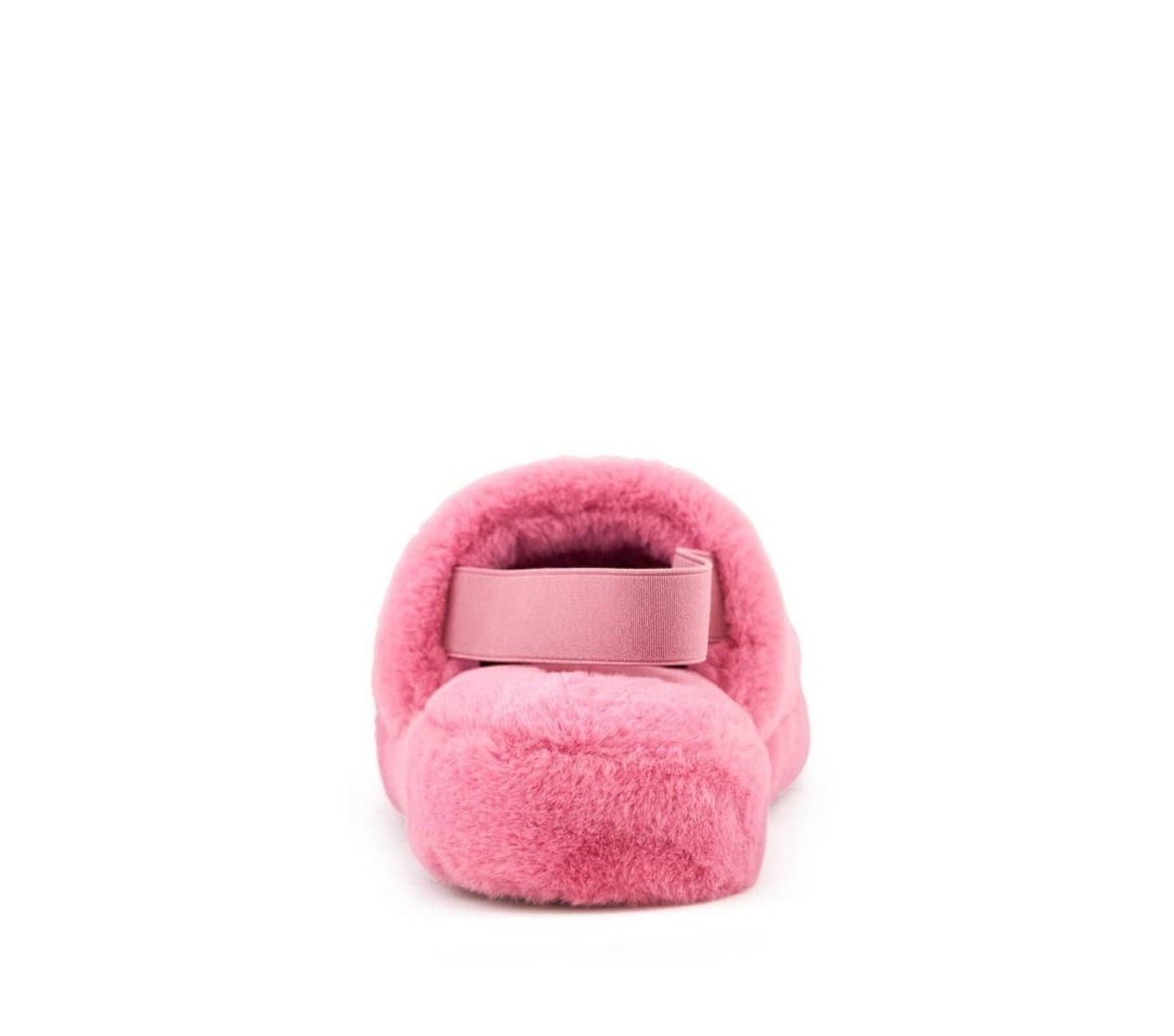 Womens Lisbon Faux Fur Slippers in Coral - Thumbnail 4
