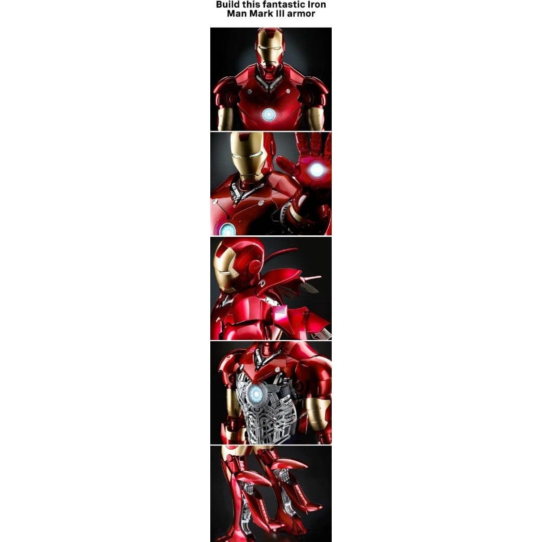 DeAGOSTINI Weekly Iron Man Parts Die Cast Model No.20 IMK020 5837CMC020 - Thumbnail 10
