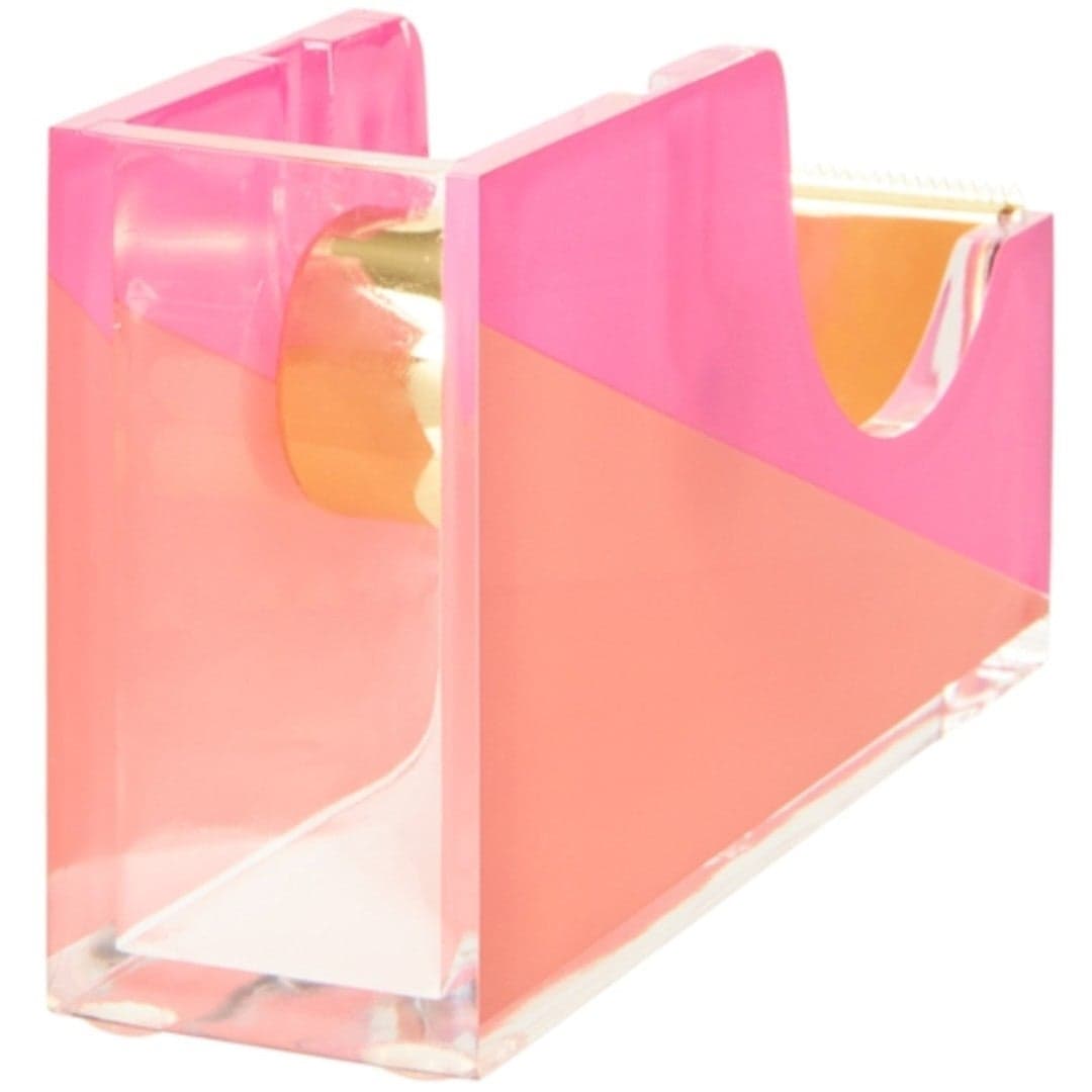 KAILO CHIC ACRYLIC TAPE DISPENSER IN PINK - Thumbnail 3
