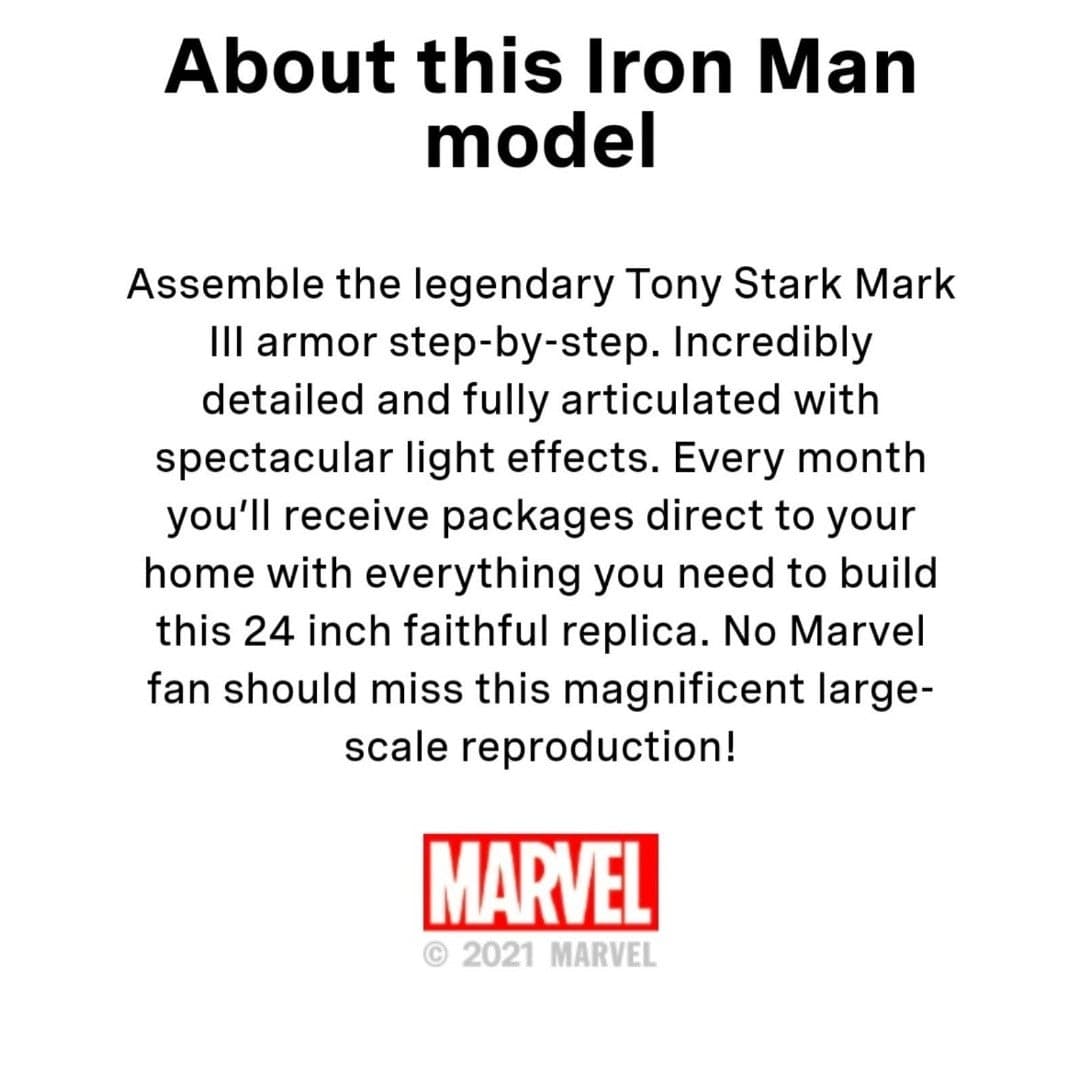 DeAGOSTINI Weekly Iron Man Parts Die Cast Model No.20 IMK020 5837CMC020 - Thumbnail 8