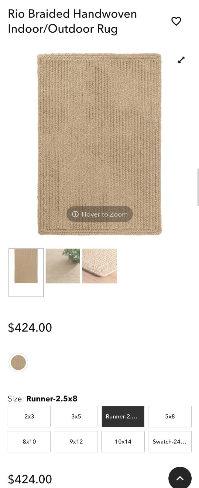 Dash & Albert Rio Braided Hand Woven Jute Rug Indoor or Outdoor - Thumbnail 6