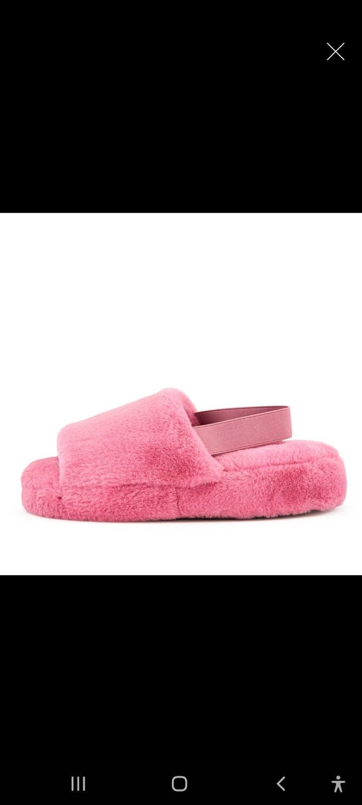 Womens Lisbon Faux Fur Slippers in Coral - Thumbnail 3