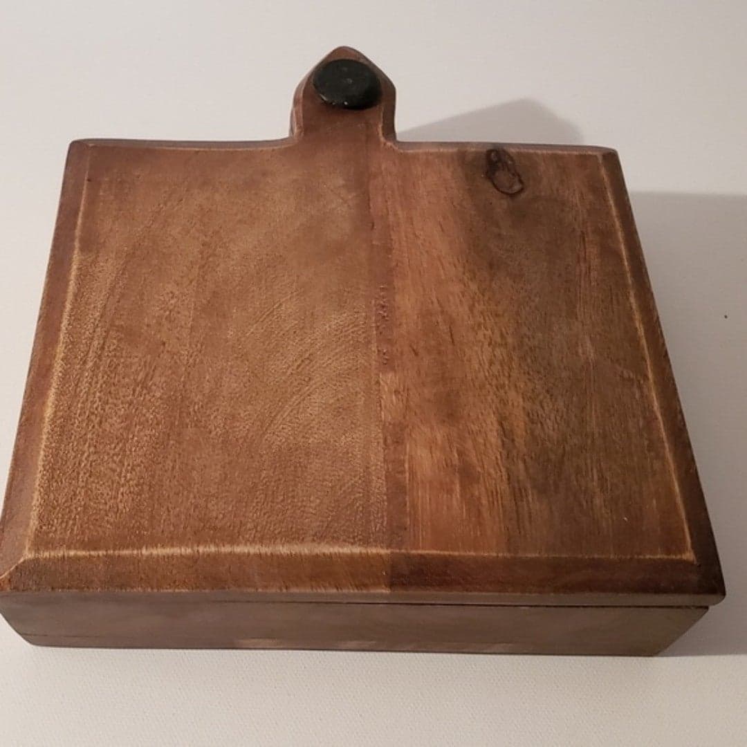 Hand carved Wood Box - Thumbnail 2
