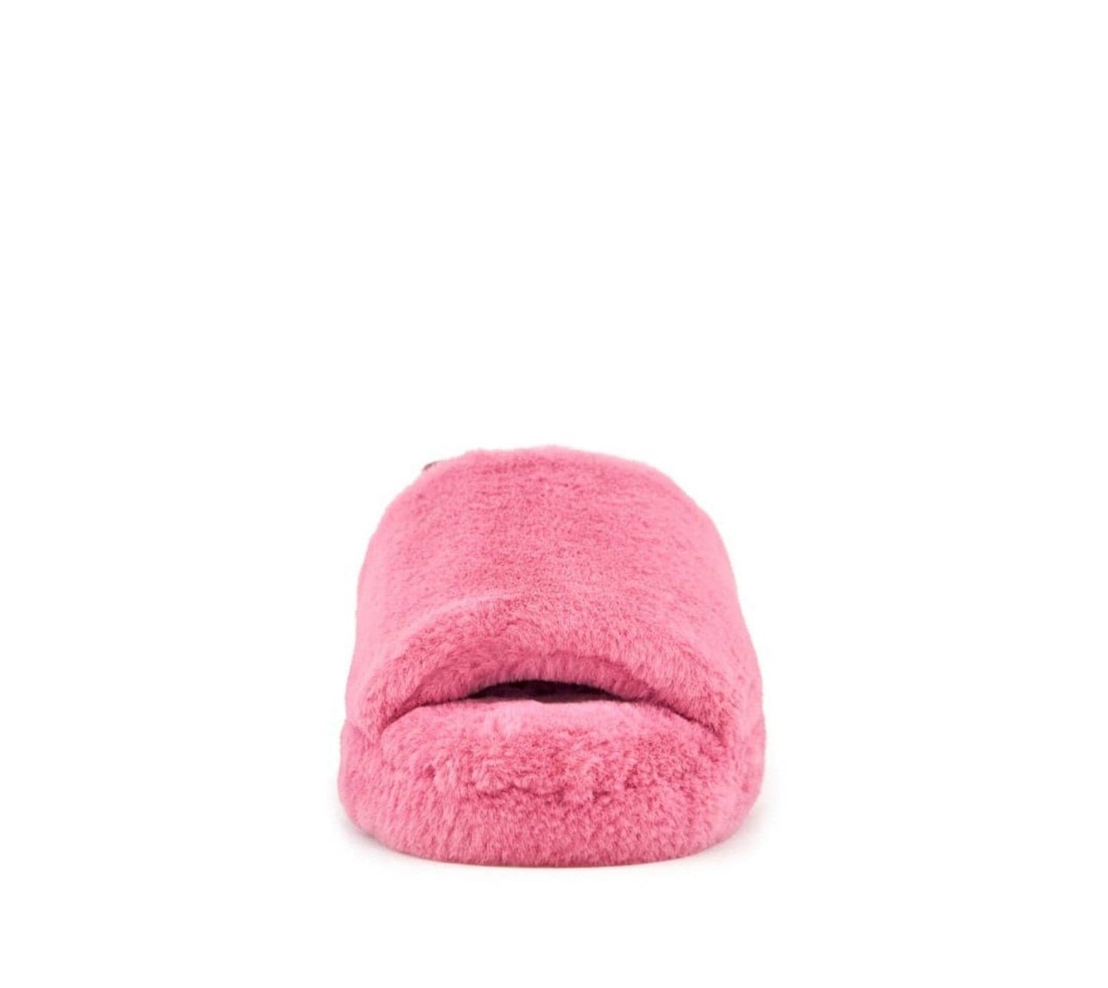 Womens Lisbon Faux Fur Slippers in Coral - Thumbnail 5
