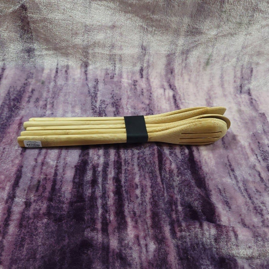 5 Piece Crate & Barrel Bamboo Kitchen Utensil Set - Thumbnail 7