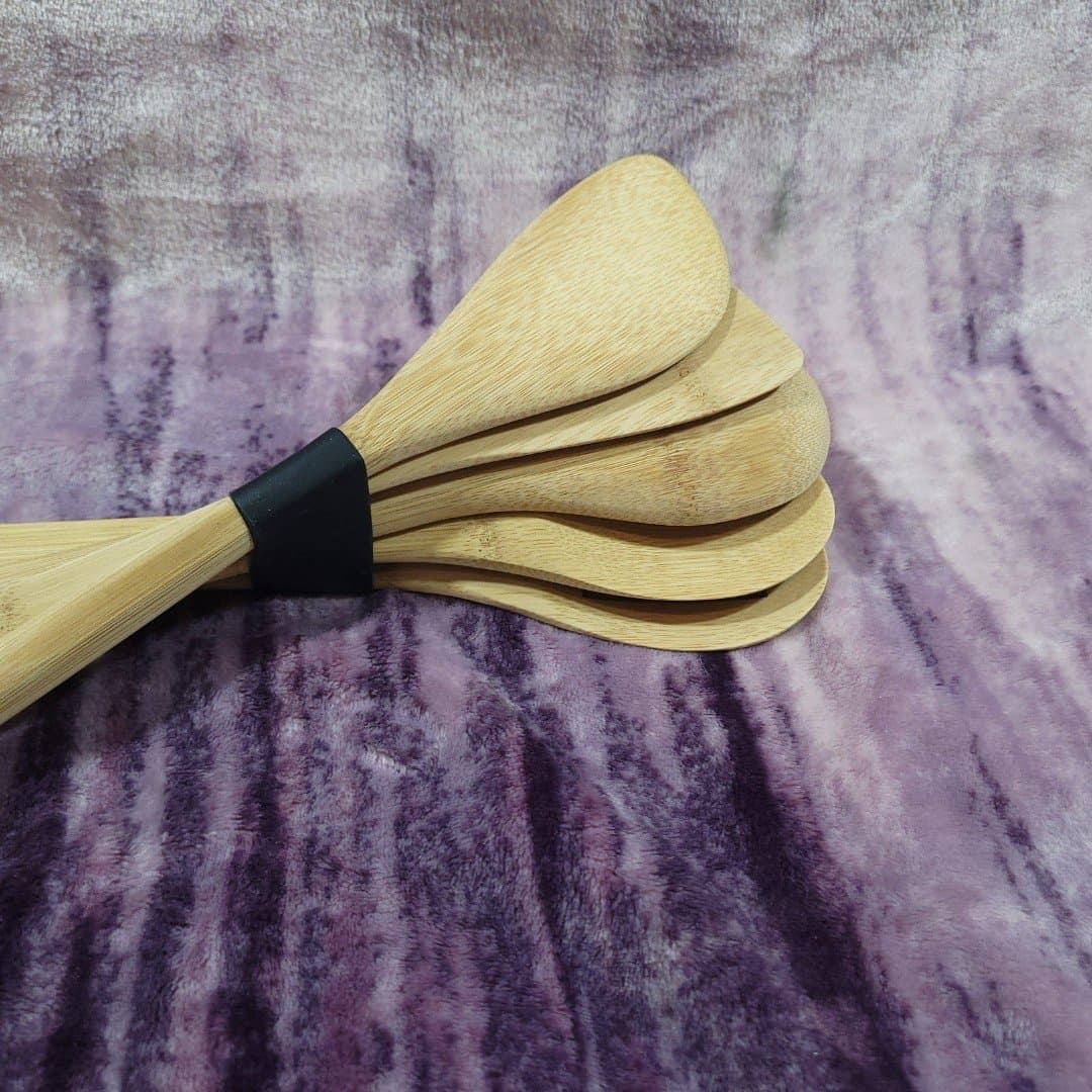 5 Piece Crate & Barrel Bamboo Kitchen Utensil Set - Thumbnail 8