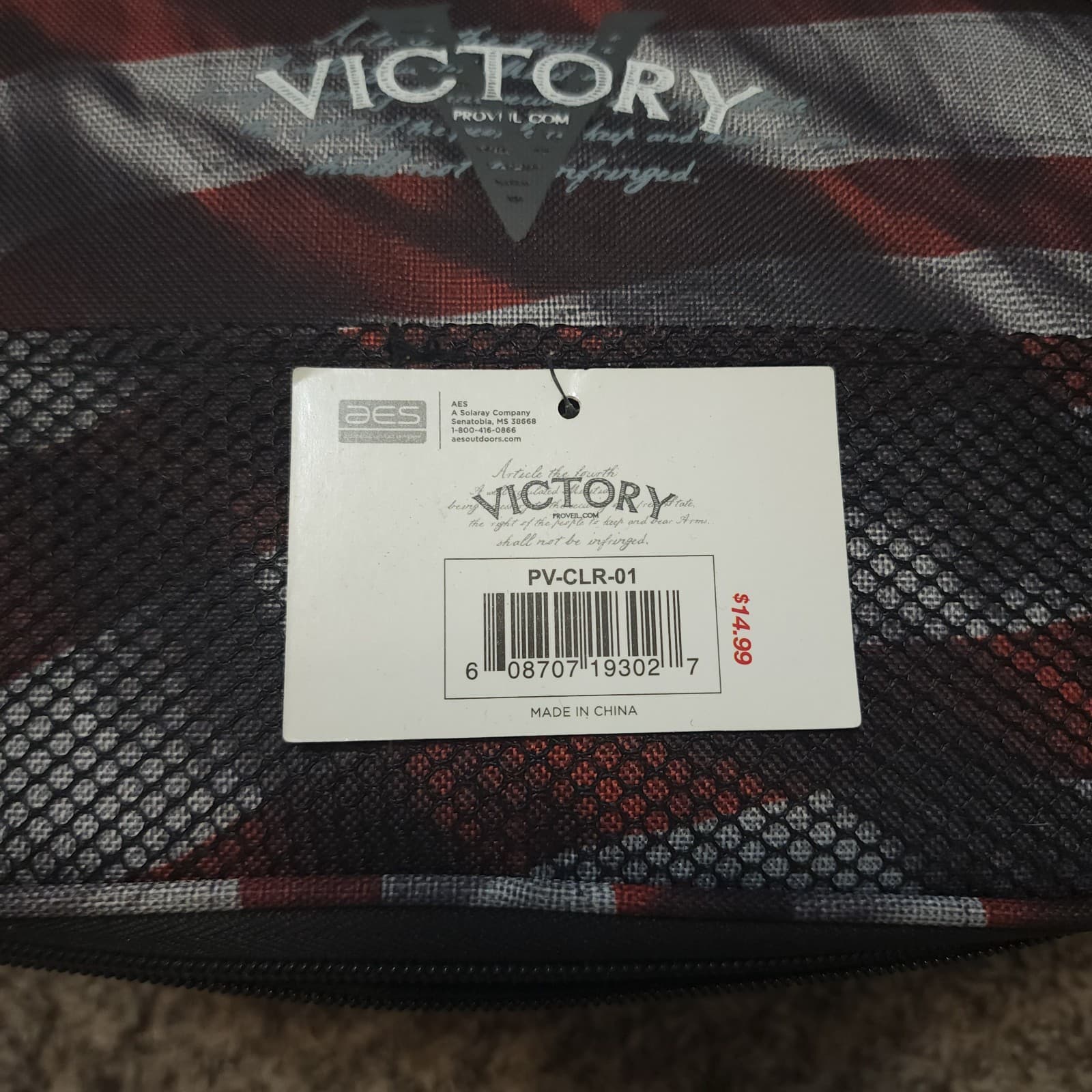Pugs Victory 6 Pack SOFT Side Cooler w/ American Flag design - Thumbnail 3