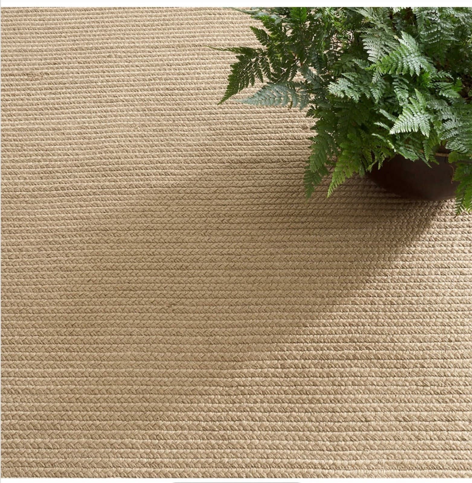 Dash & Albert Rio Braided Hand Woven Jute Rug Indoor or Outdoor - Thumbnail 2