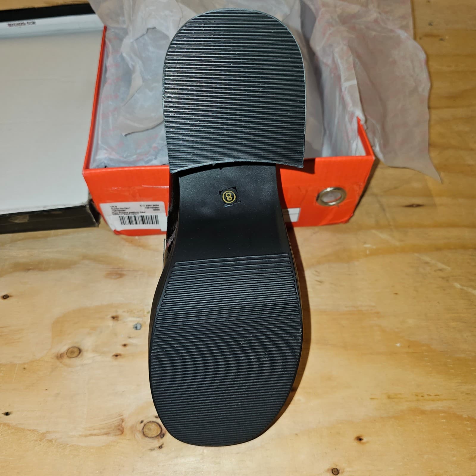 Raid Preshna Platform Heel Loafer in Black Size 10 US - Thumbnail 8