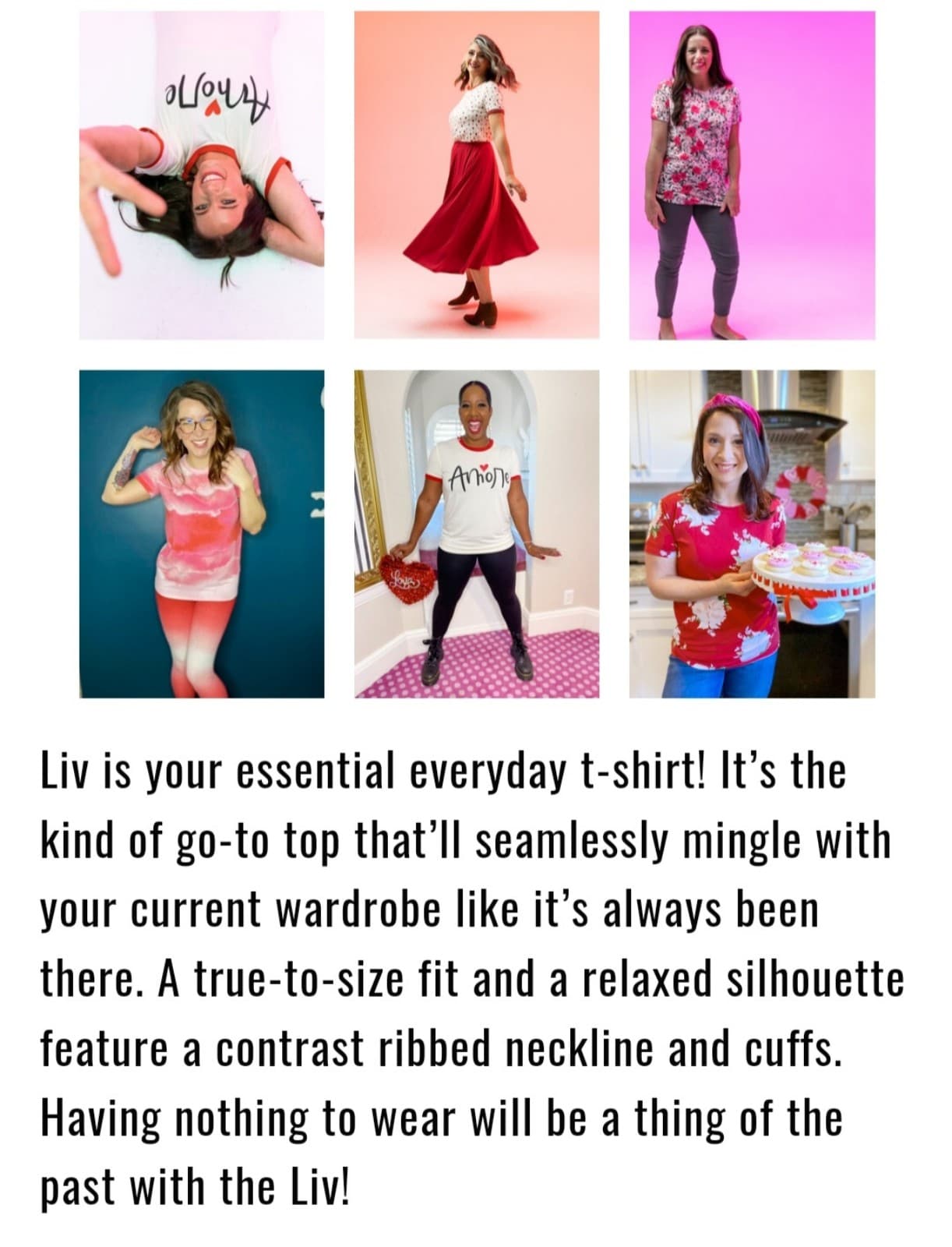 Lularoe "SummerRocks" Liv-T Tshirt on Size 2xl olive green color - Thumbnail 7