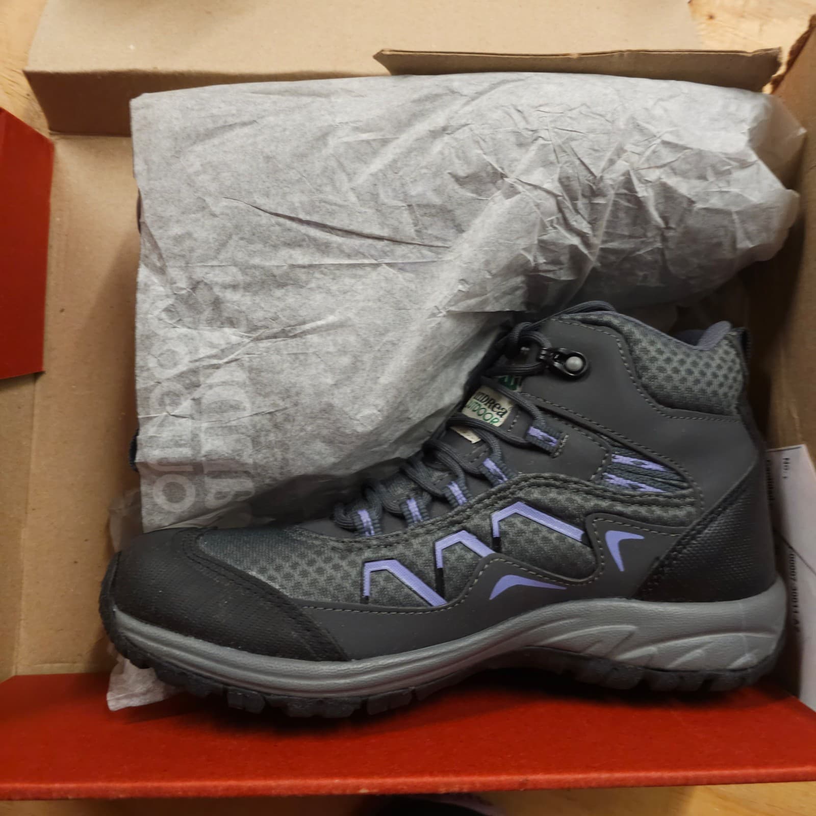 Andrea Outdoor Boots DARK GRAY OUTDOOR Womens Size 7.5 - Thumbnail 3