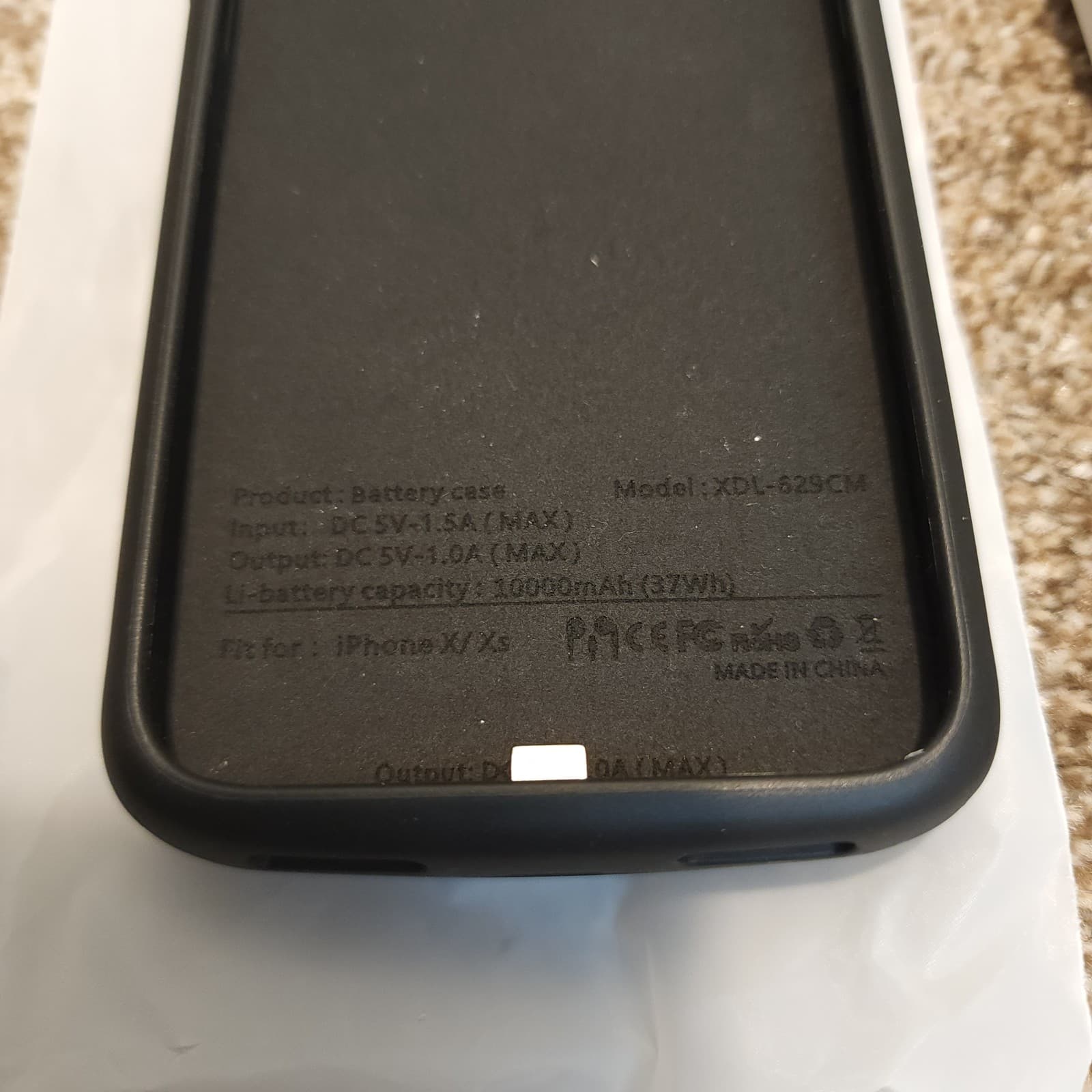 Newdery Iphone X/XS Battery Charging Phone Case 10000mAh - Thumbnail 6