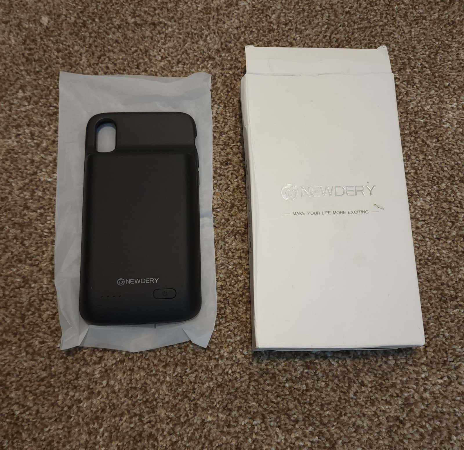 Newdery Iphone X/XS Battery Charging Phone Case 10000mAh - Thumbnail 3