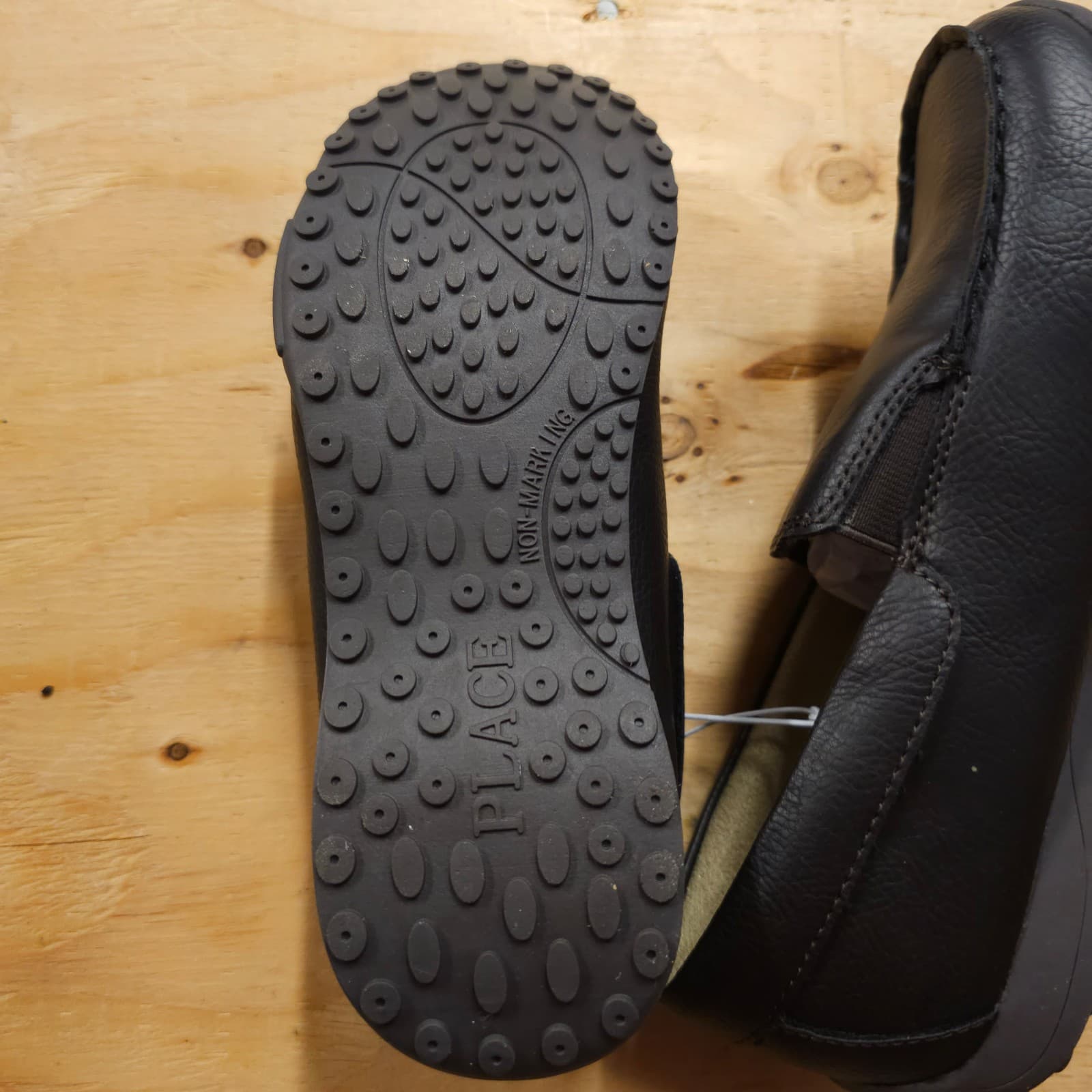 The Children's Place Boys Dress Shoes Size 3 Dark Brown - Thumbnail 5