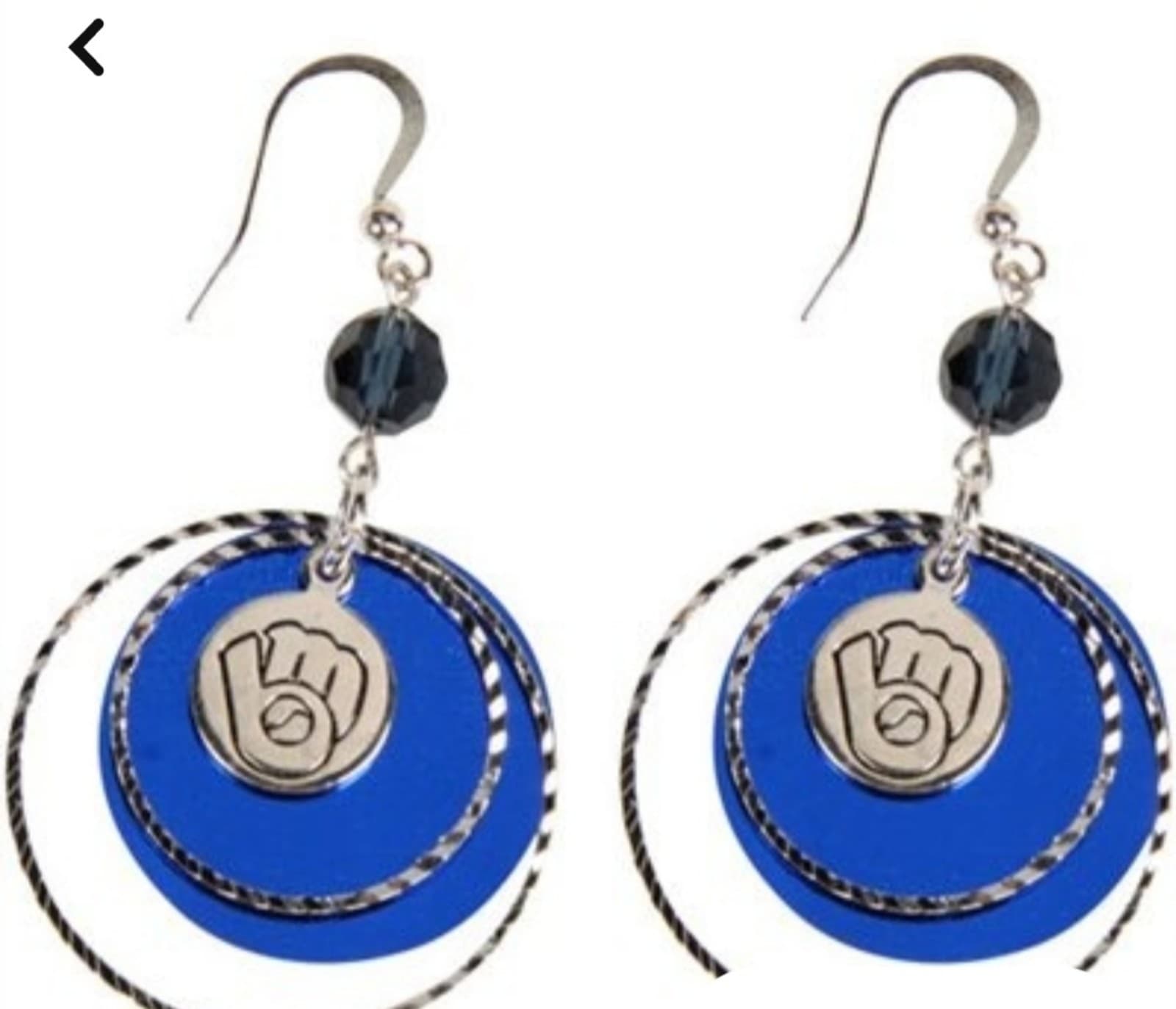 Milwaukee Brewers Baseball Game Day Earrings - Thumbnail 4