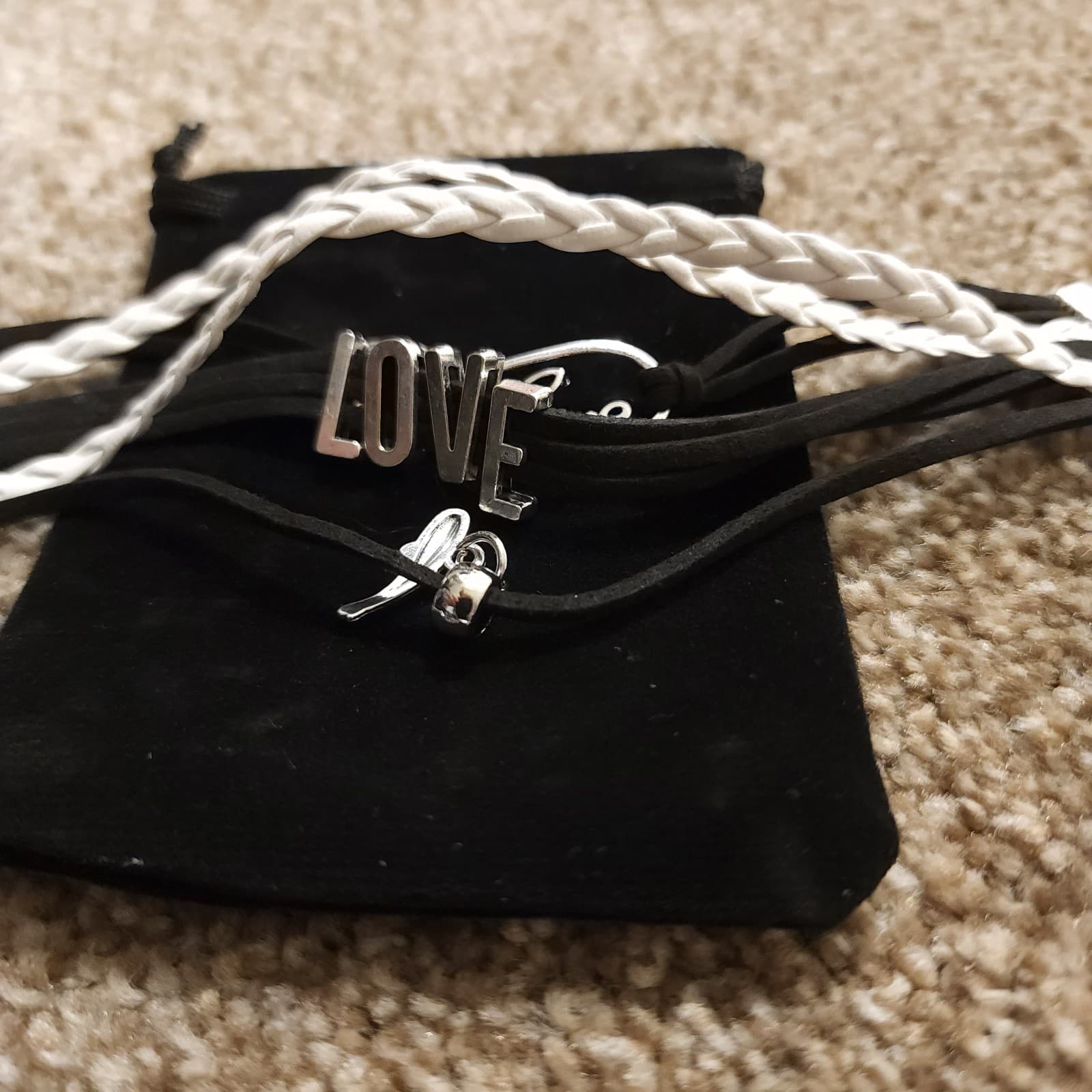 Legemeton Leather Multilayer Braided Wrap Bracelet with Whale Charm - Thumbnail 4