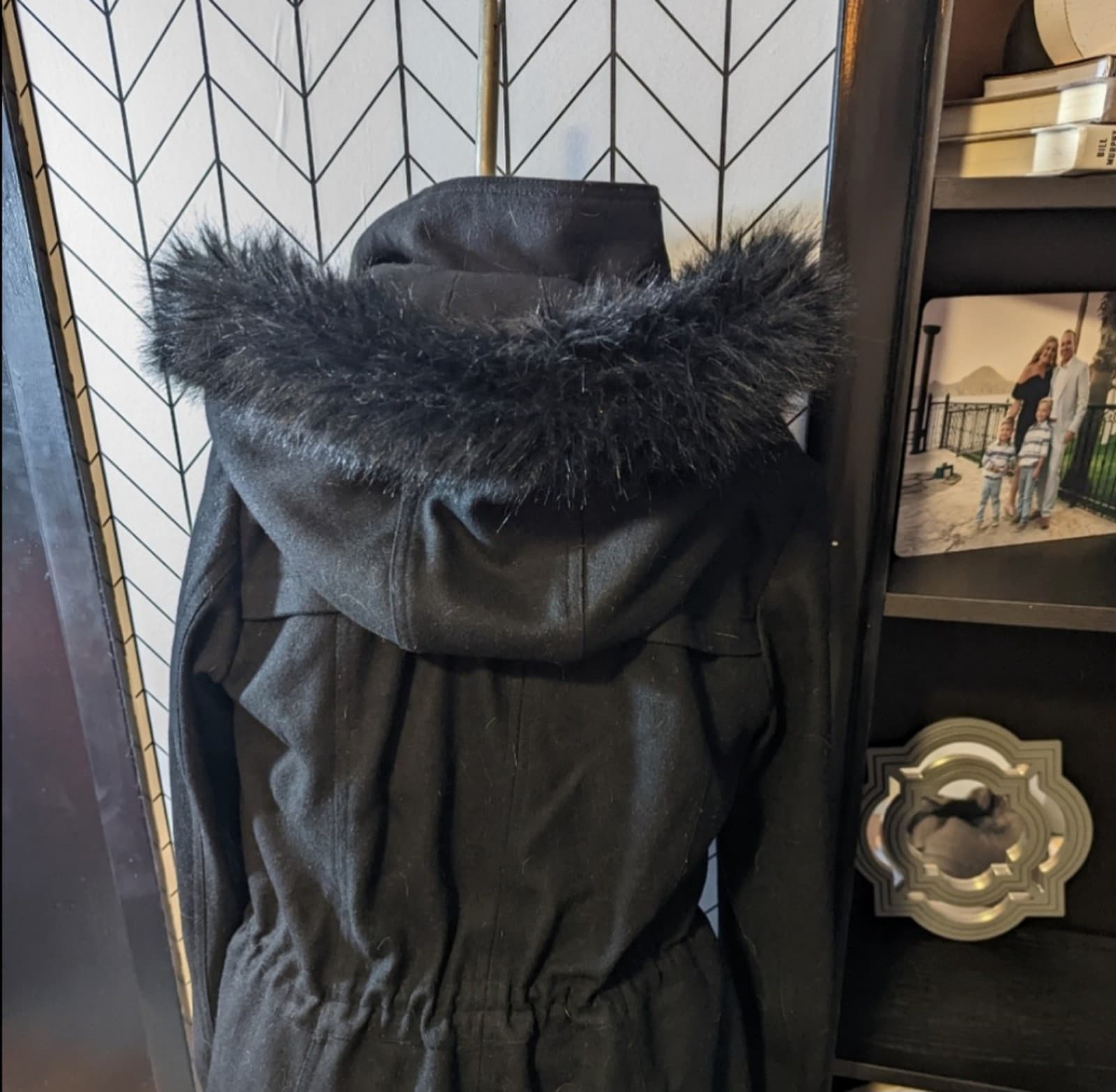 Michael Kors Faux Fur Trimmed Anorak Winter Coat Size 8 Womens - Thumbnail 4