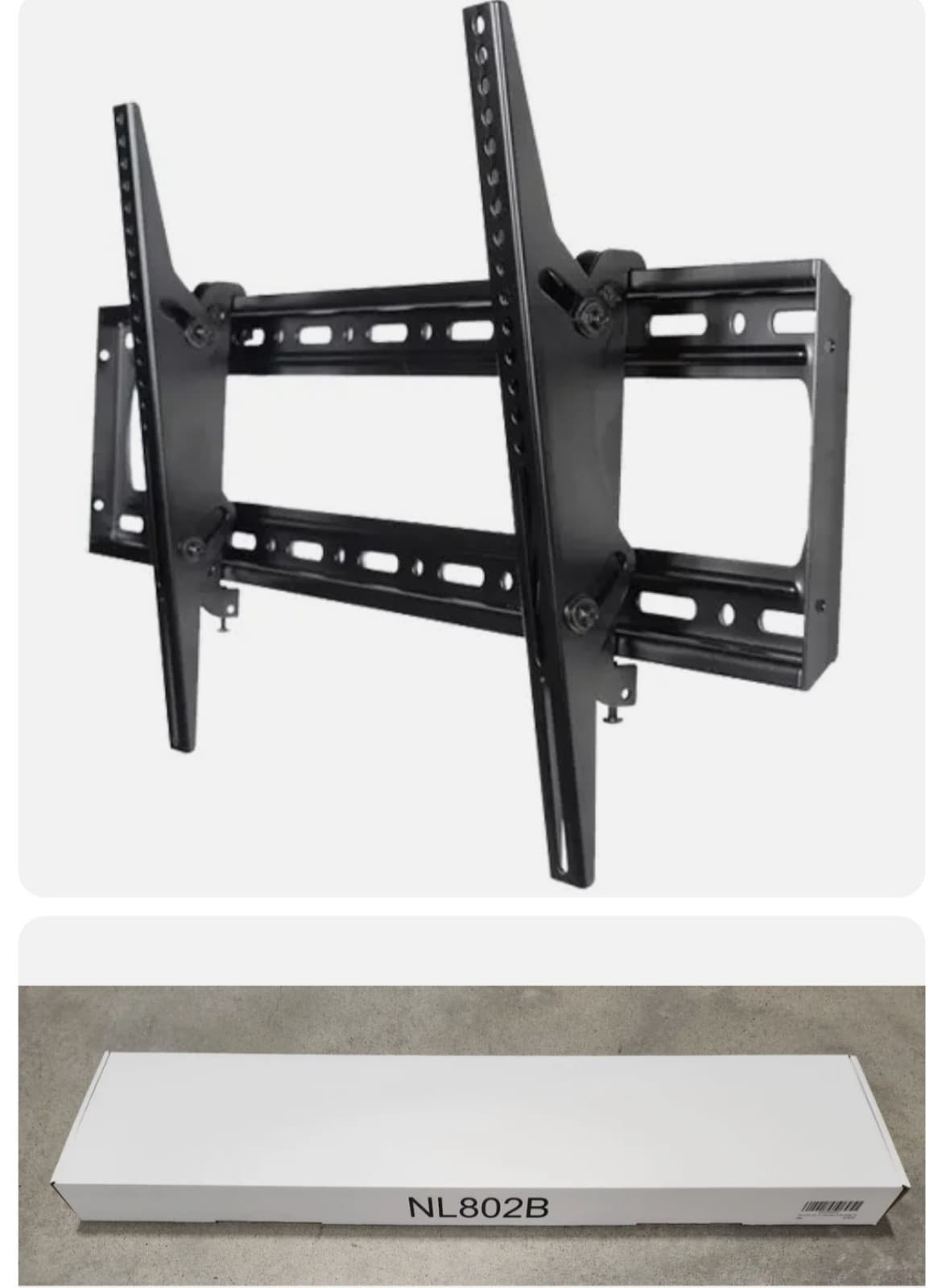 Tilt LED LCD TV Wall Mount for Large Tv NL802B - Thumbnail 2