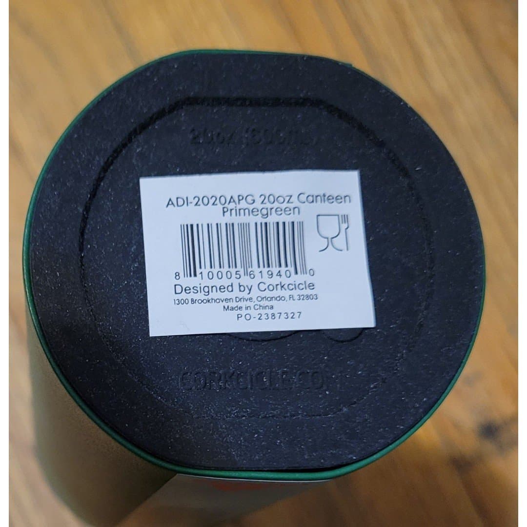 Green Adidas Corkcicle 20oz Sport Canteen - Thumbnail 7