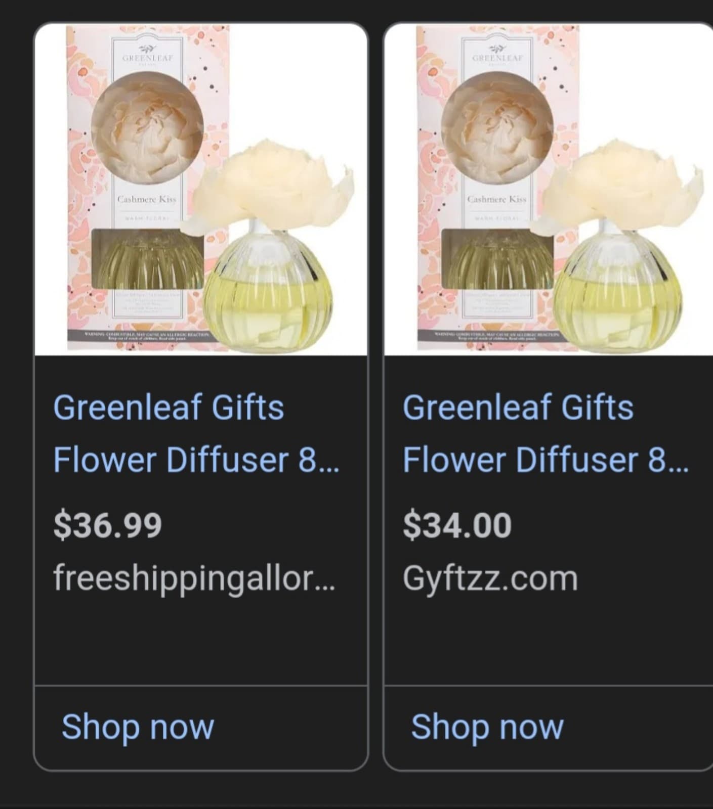 Greenleaf Cashmere Kiss Warm Floral Flower Oil Diffuser - Thumbnail 6