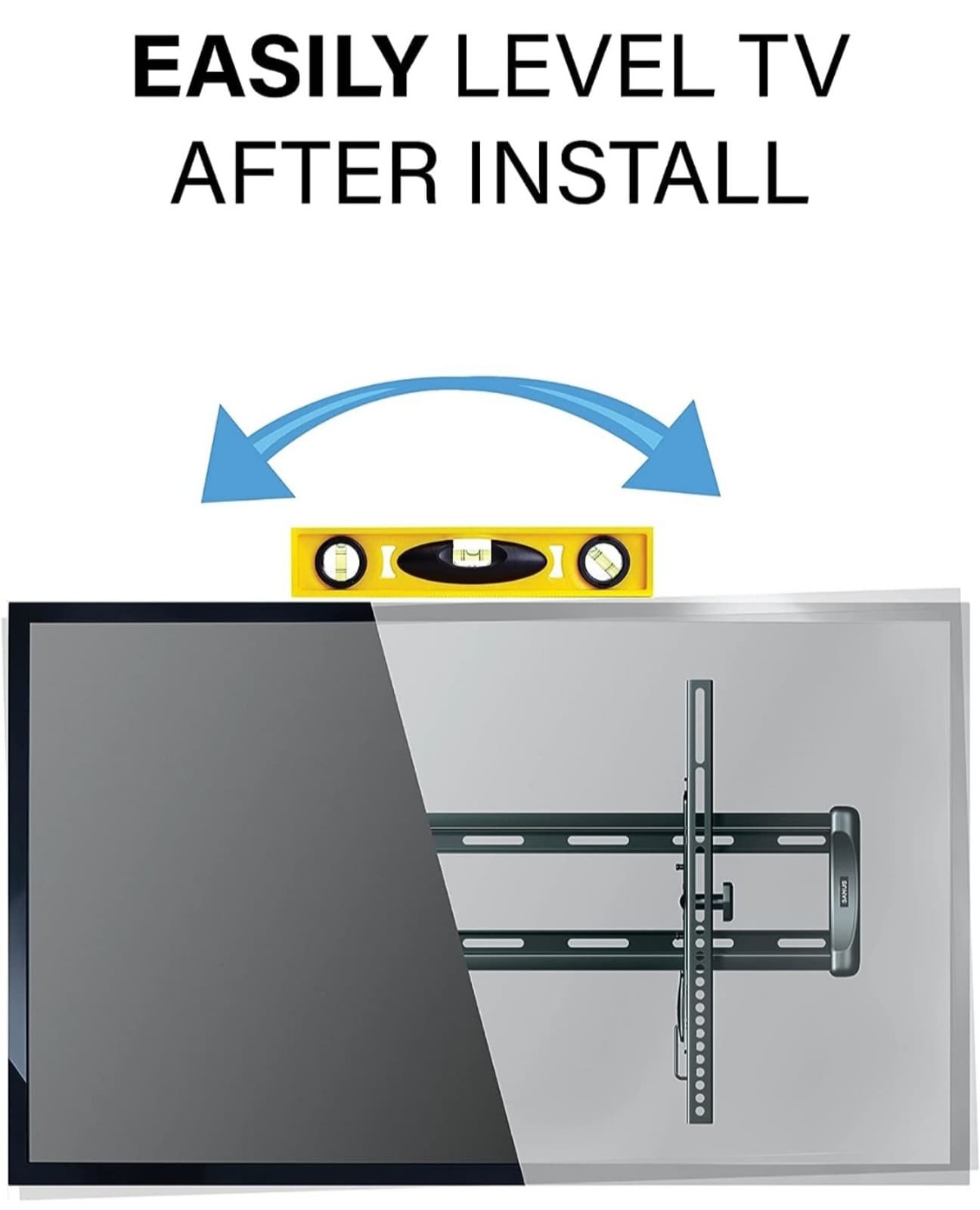 Tilt LED LCD TV Wall Mount for Large Tv NL802B - Thumbnail 8
