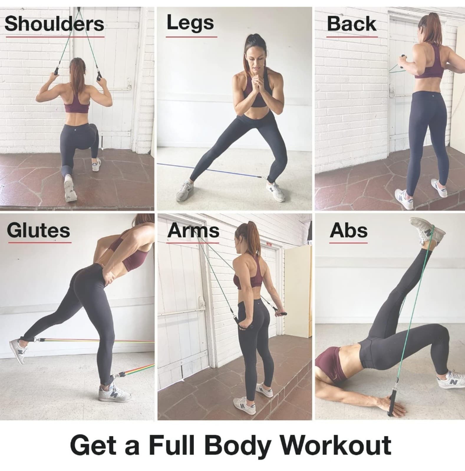 Kortense Resistance Bands Workout Set 11 PCS - Thumbnail 5