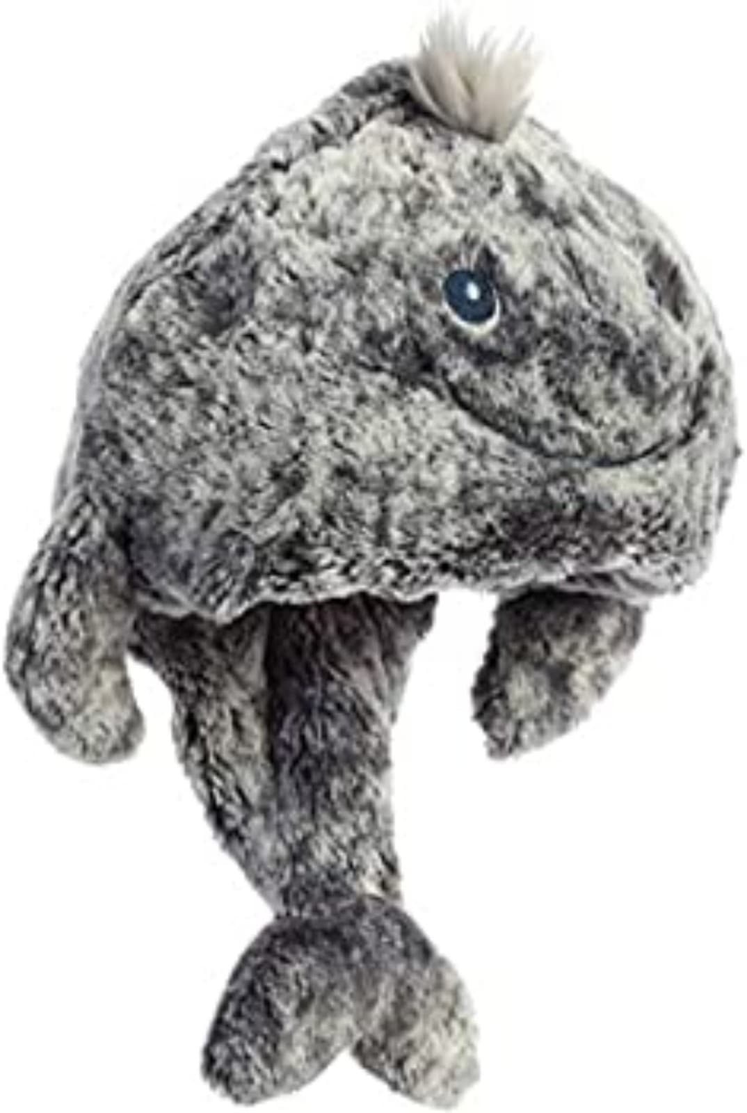 Ebba Plush Hat Toppers for Babies in Blue Pink and Gray OS Fits All - Thumbnail 5