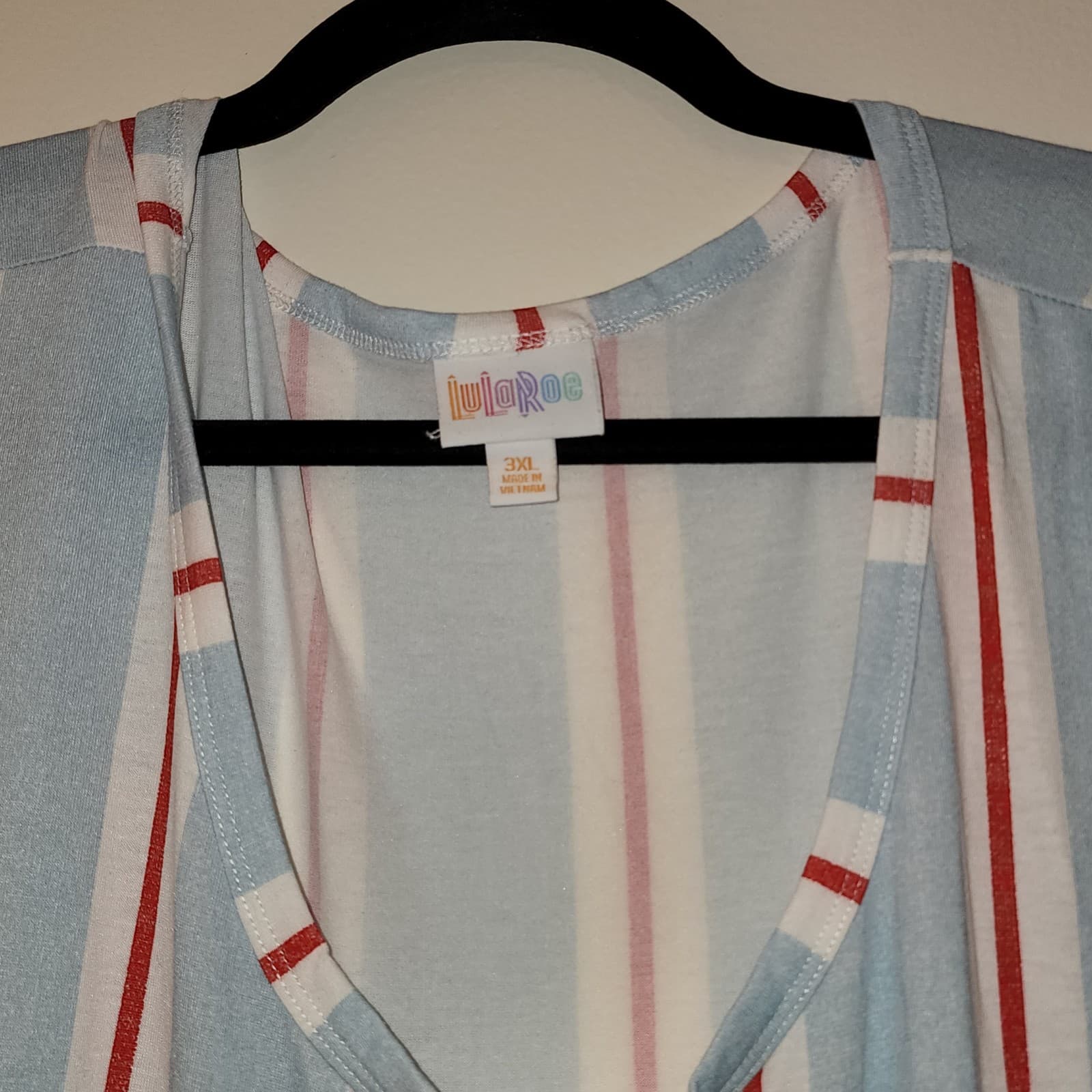 LulaRoe Nikki Sleeveless A-Line Dress Size 3Xl - Thumbnail 6