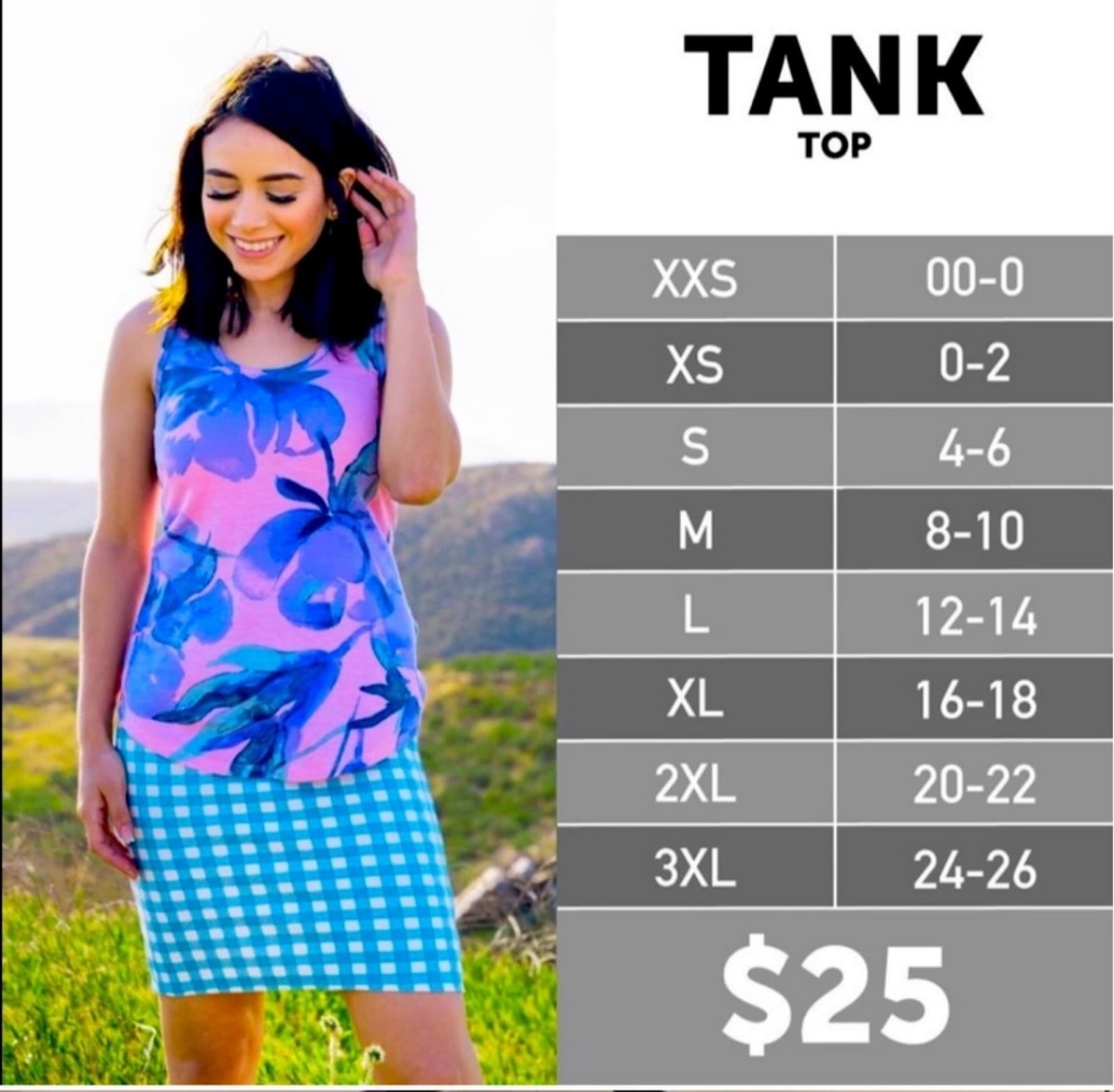 Set of 2 LulaRoe Tank Tops Size 3XL - Thumbnail 6