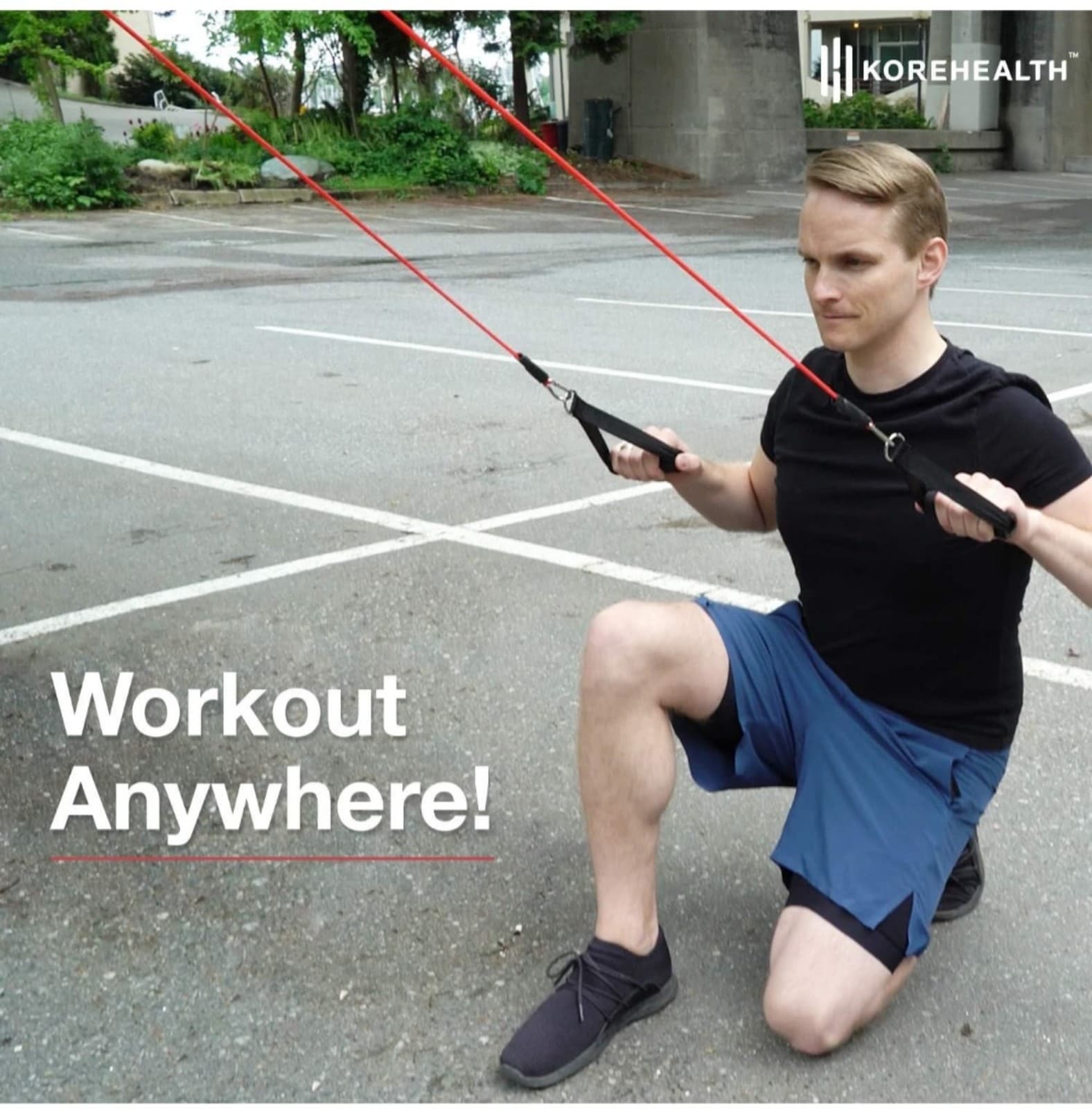 Kortense Resistance Bands Workout Set 11 PCS - Thumbnail 4