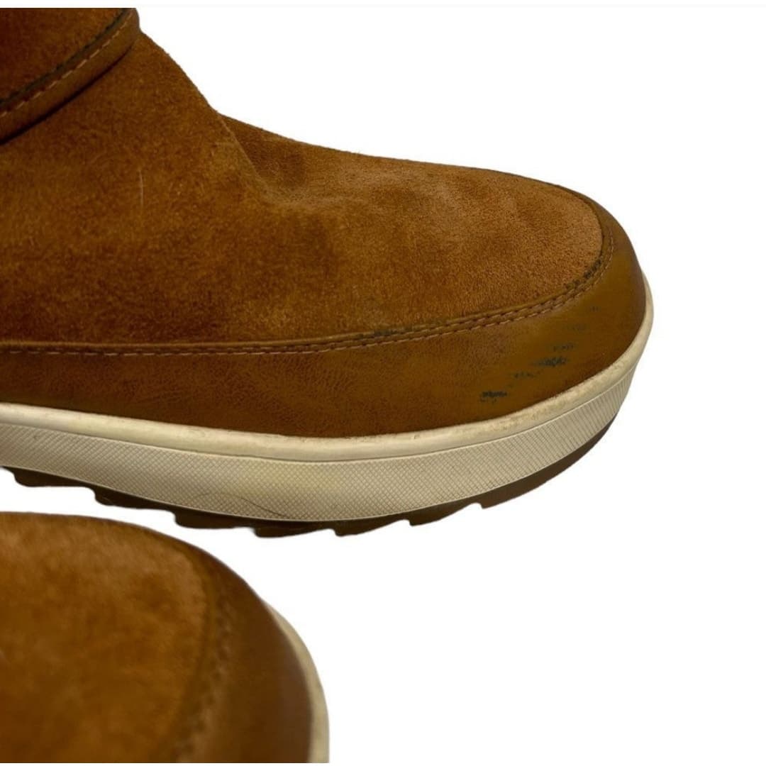 Ugg Koolaburra Zip Up Faux Fur Lined Boots in Chestnut Tan Size 9 - Thumbnail 8
