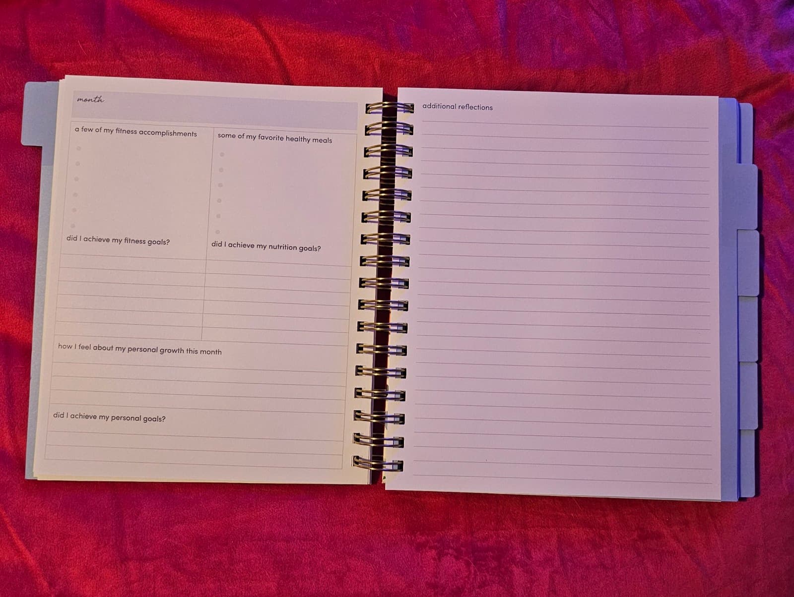 12 Month Undated FITLosophy Wellness Planner - Thumbnail 11