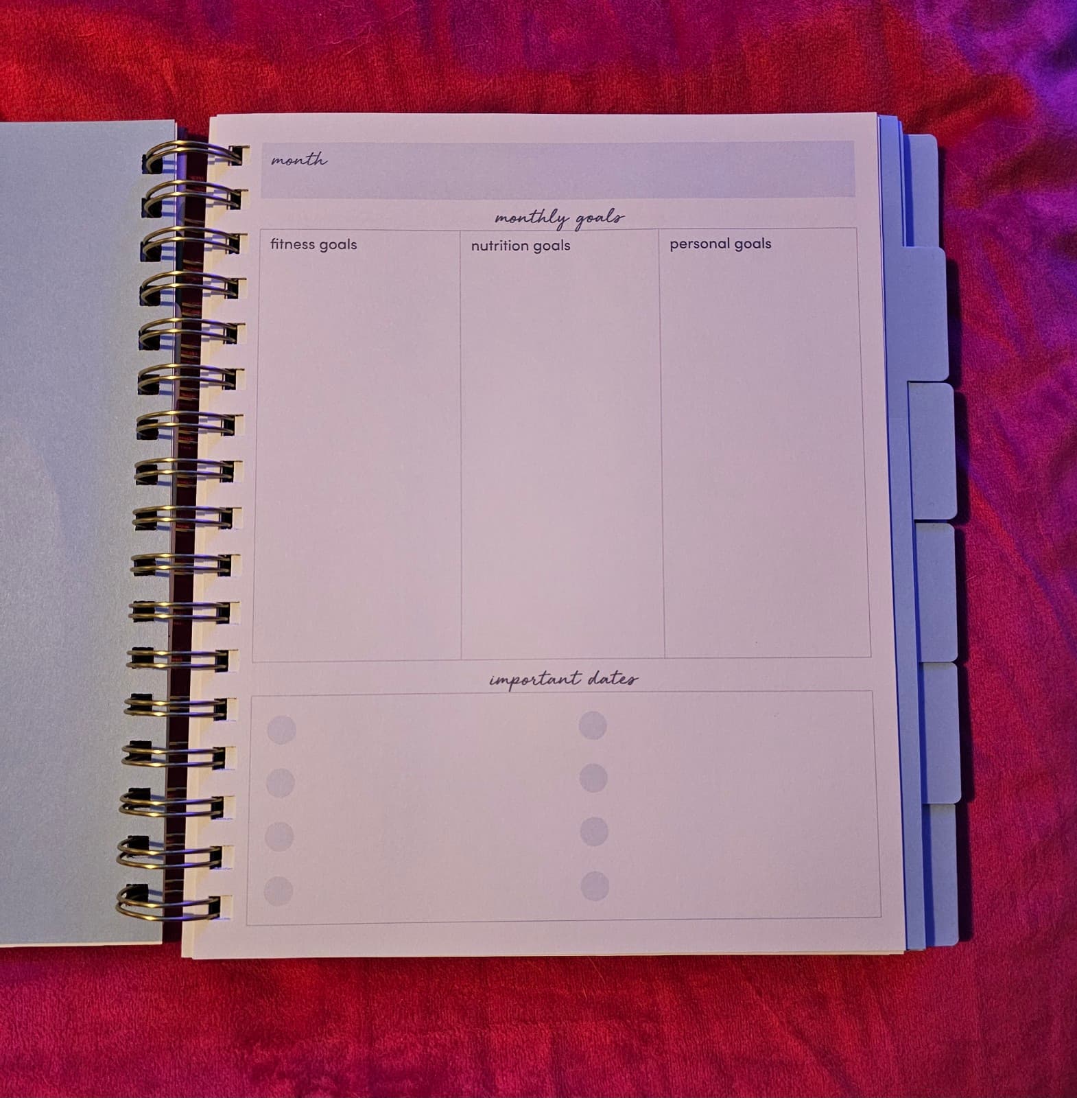 12 Month Undated FITLosophy Wellness Planner - Thumbnail 8