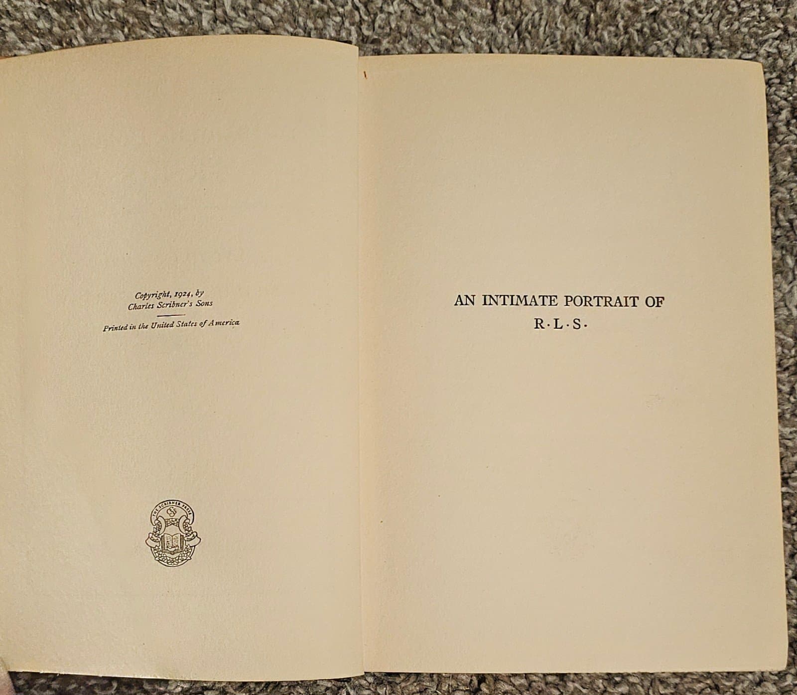 An Intimate Portrait of R•L•S By His Stepson Lloyd Osbourne - First Edition 1924 - Thumbnail 7