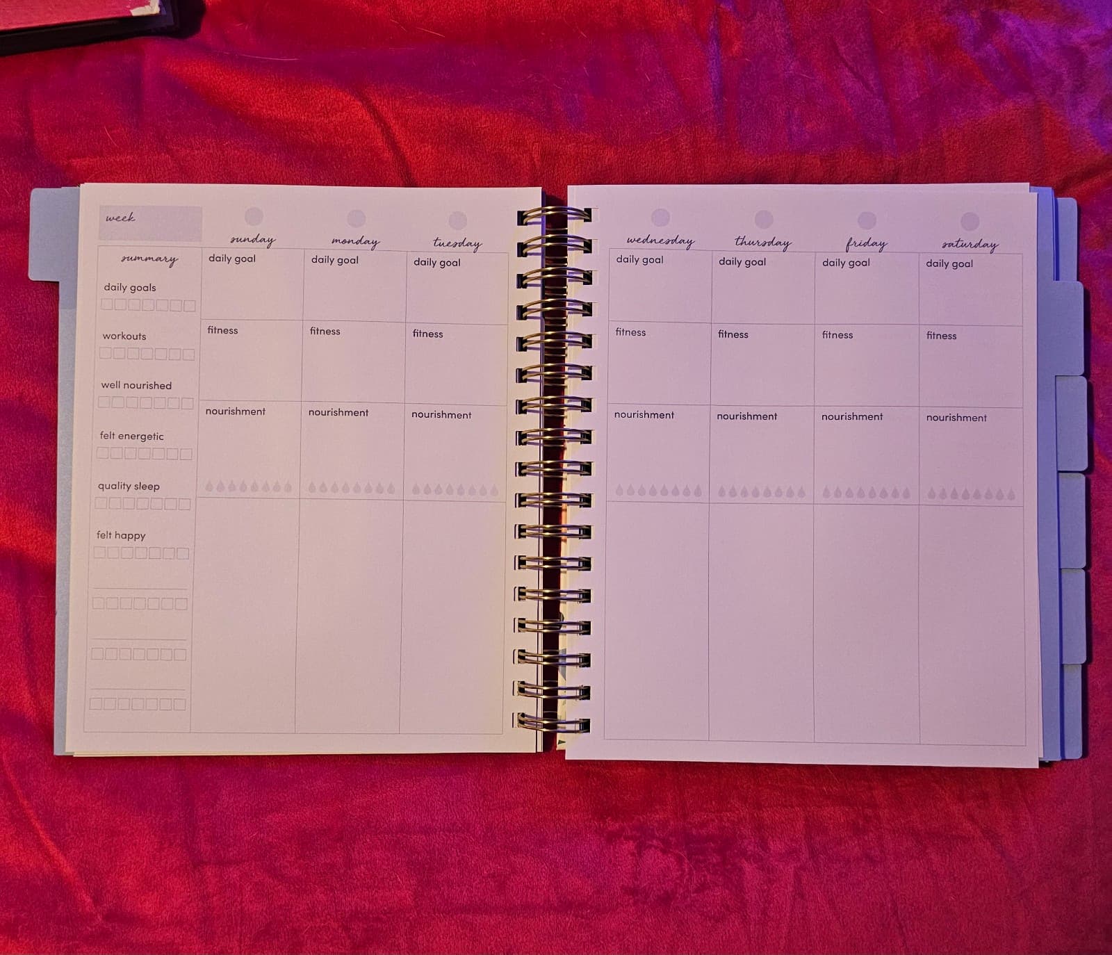 12 Month Undated FITLosophy Wellness Planner - Thumbnail 12