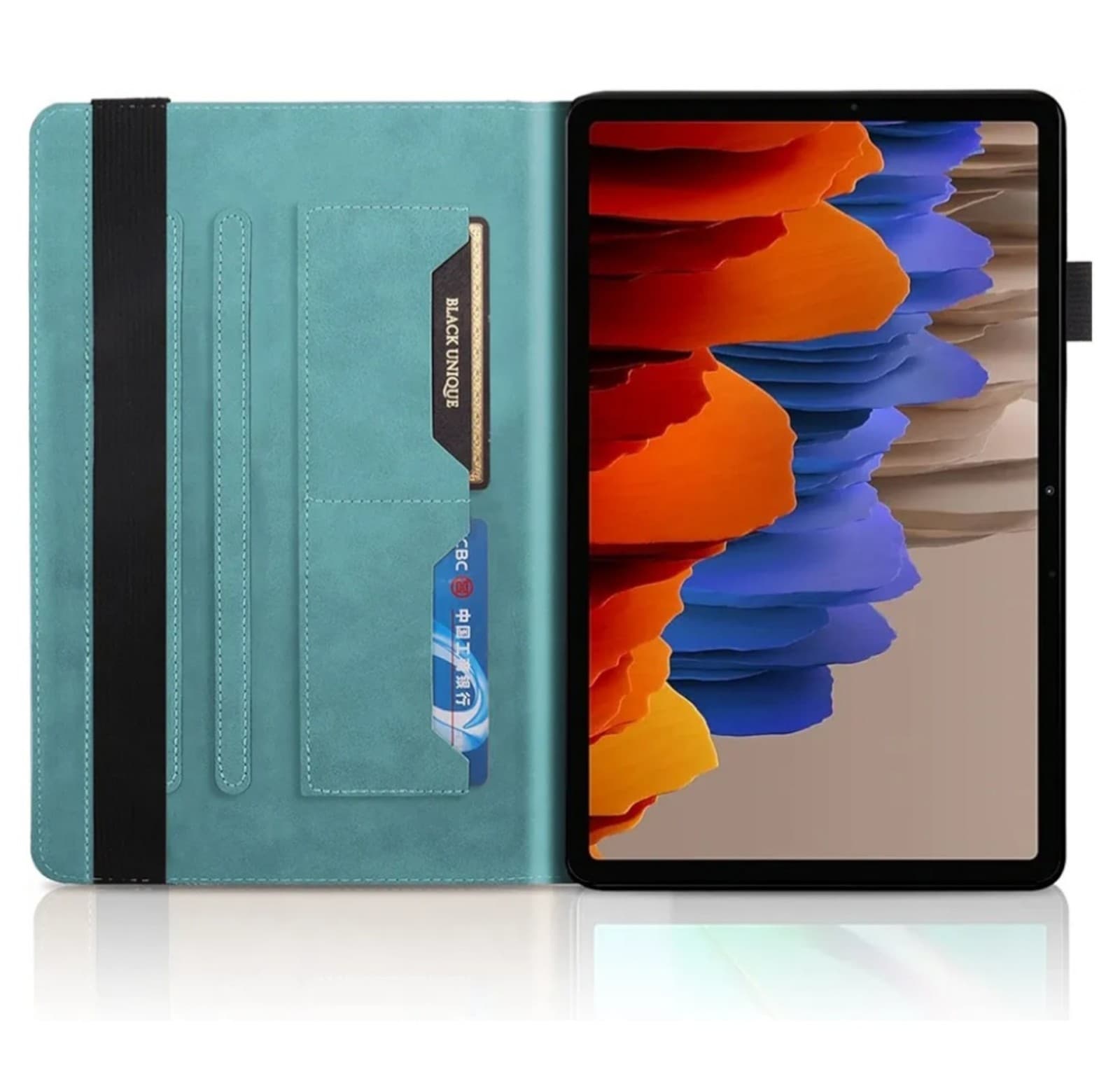 Samsung Galaxy Tab S8 Ultra Case 14.6" Turquoise - Thumbnail 2