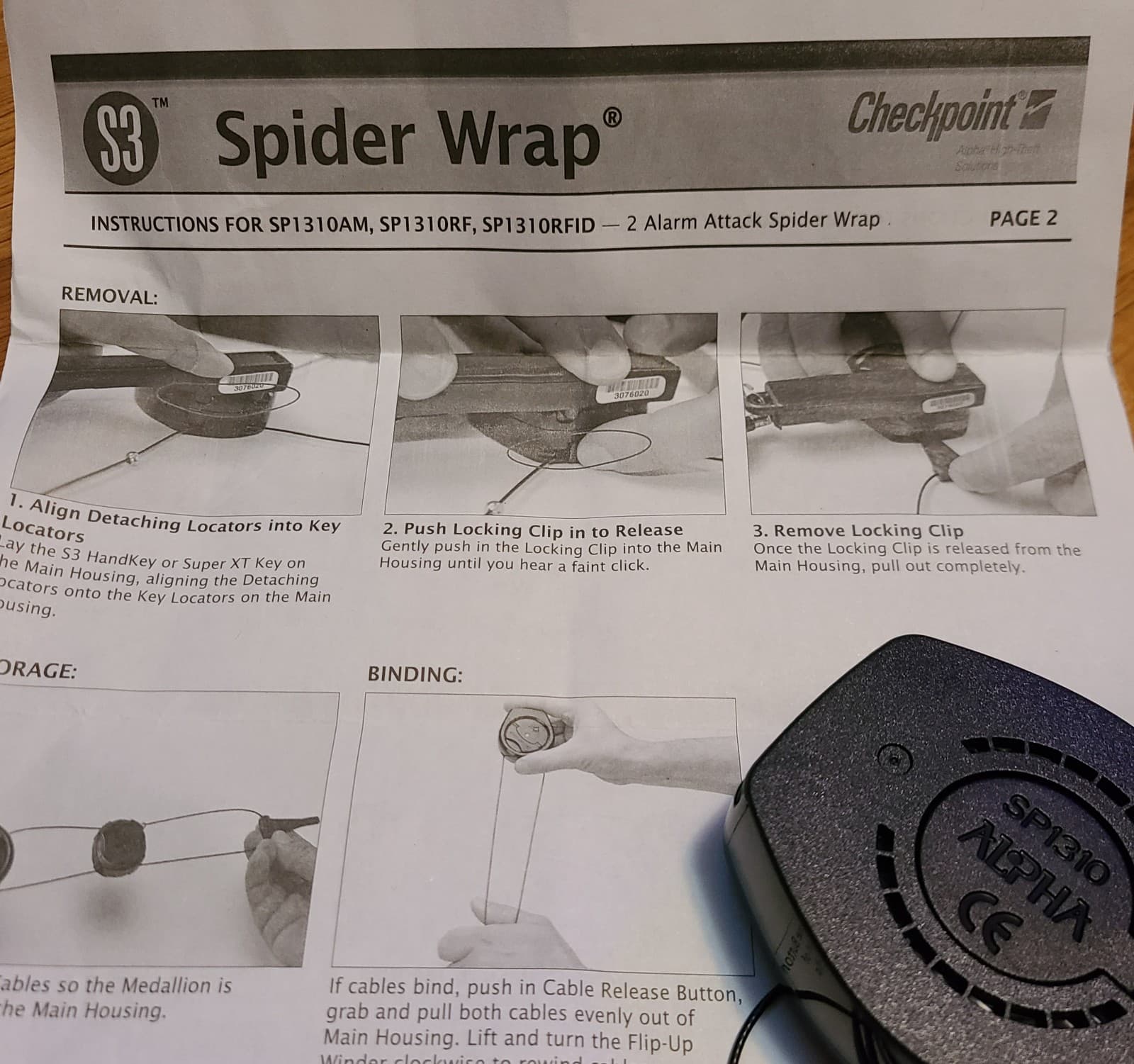 Lot of 10 Spider Wrap Anti-Theft Security Alarms - Thumbnail 6