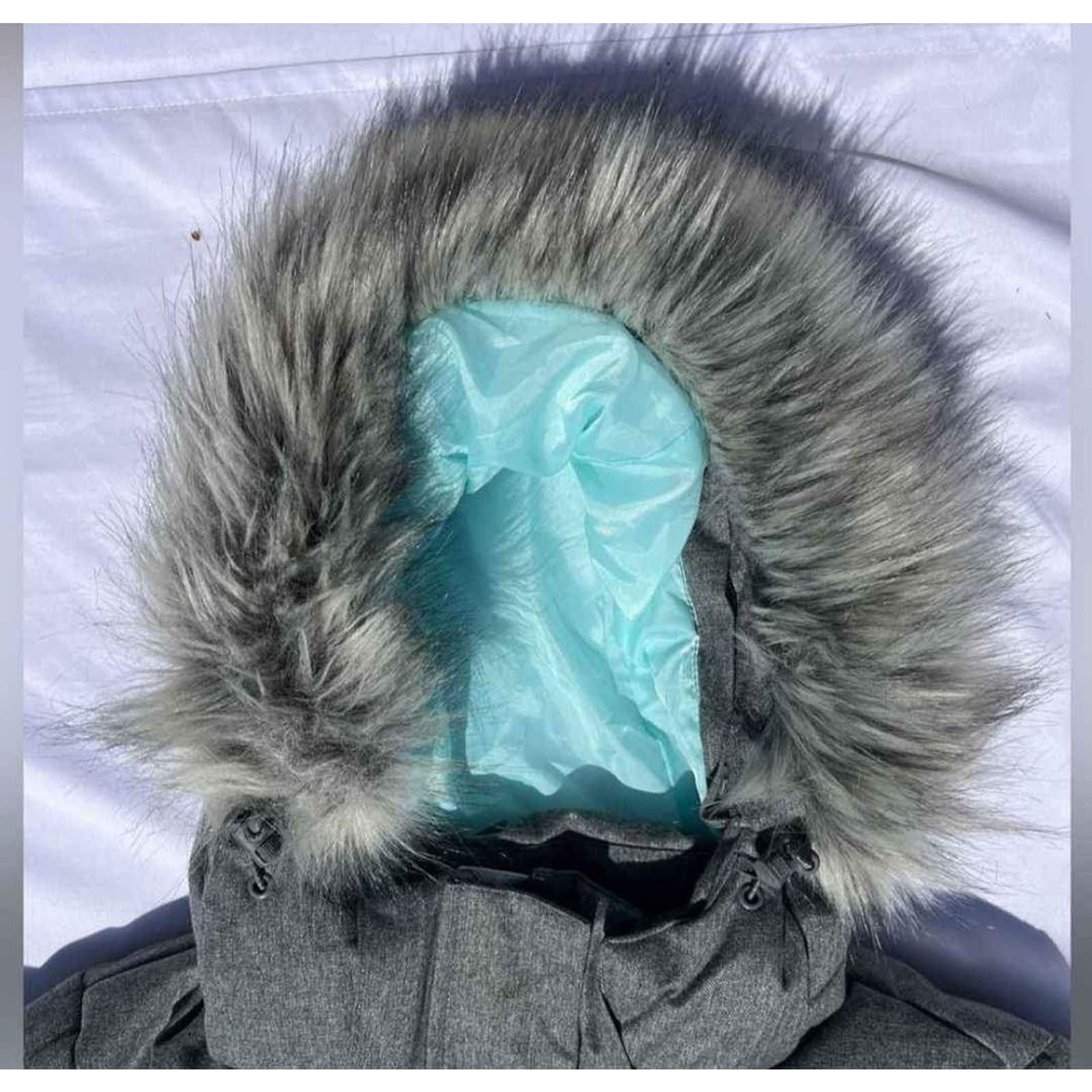 Mountain Warehouse Fur Hooded Coat Size 8 - Thumbnail 5