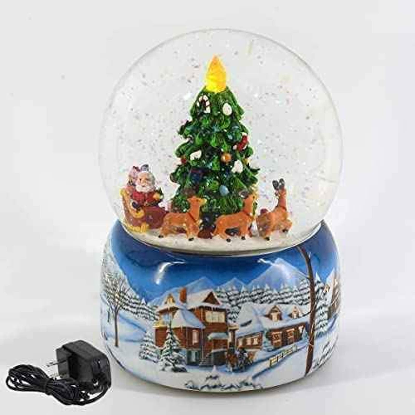 Musical Christmas Snow Globe - Thumbnail 5